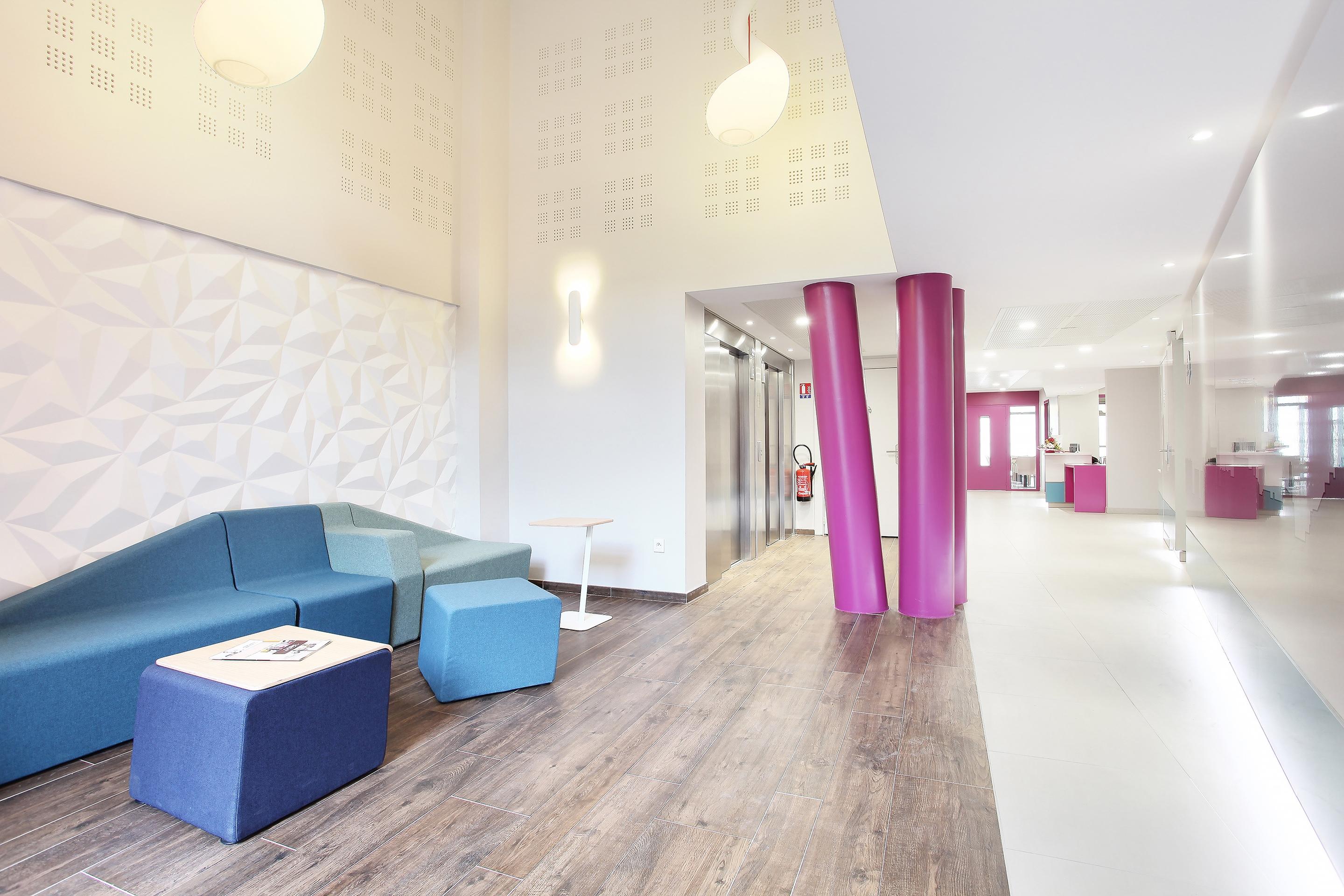 Vista Lobby Appart Hotel Odalys City Marseille Le Dôme