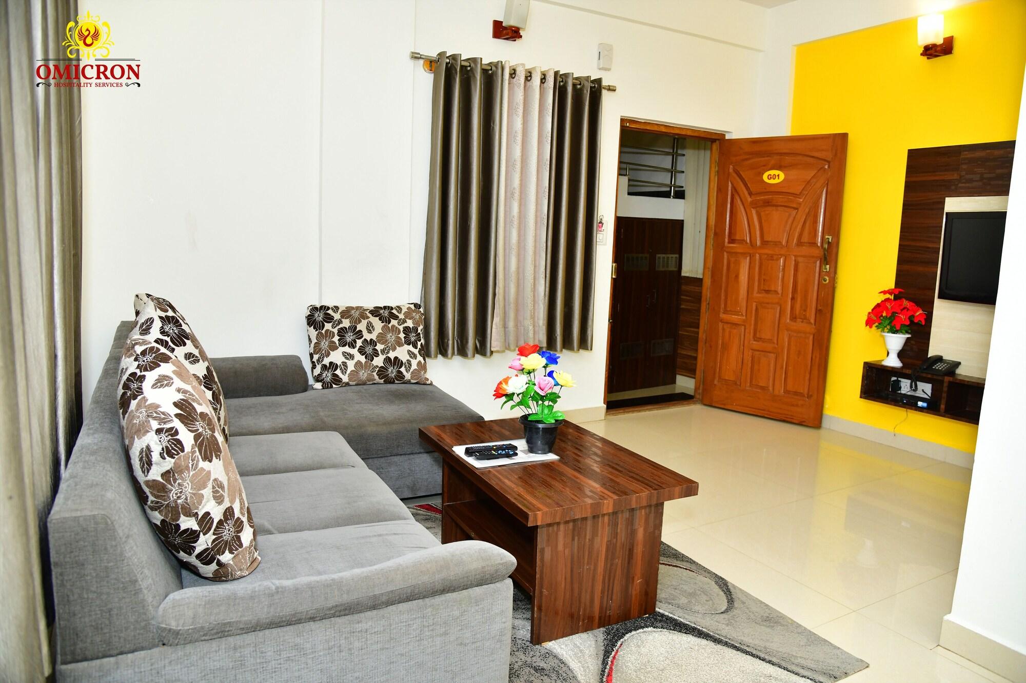 Comodidades del Alojamiento Omicron Hotel 1  BHK Studio Rooms