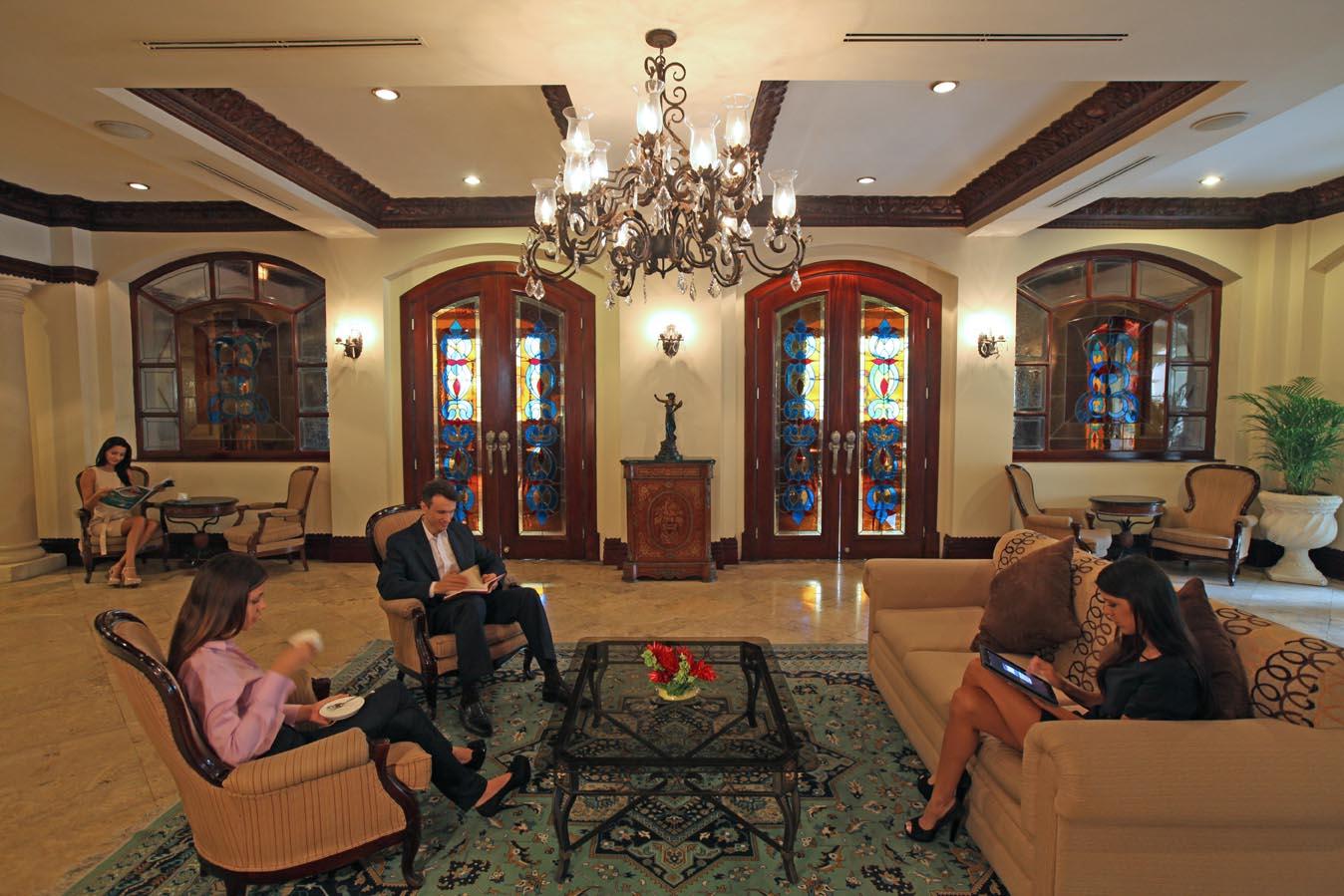 Vista Lobby Clarion Hotel Real Tegucigalpa