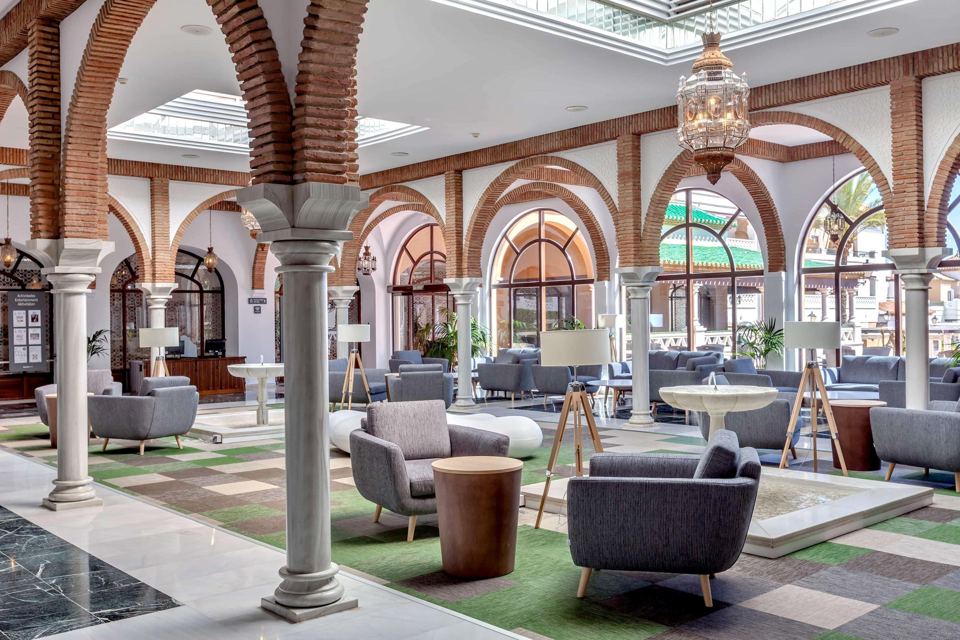 Vista Lobby Barceló Isla Canela