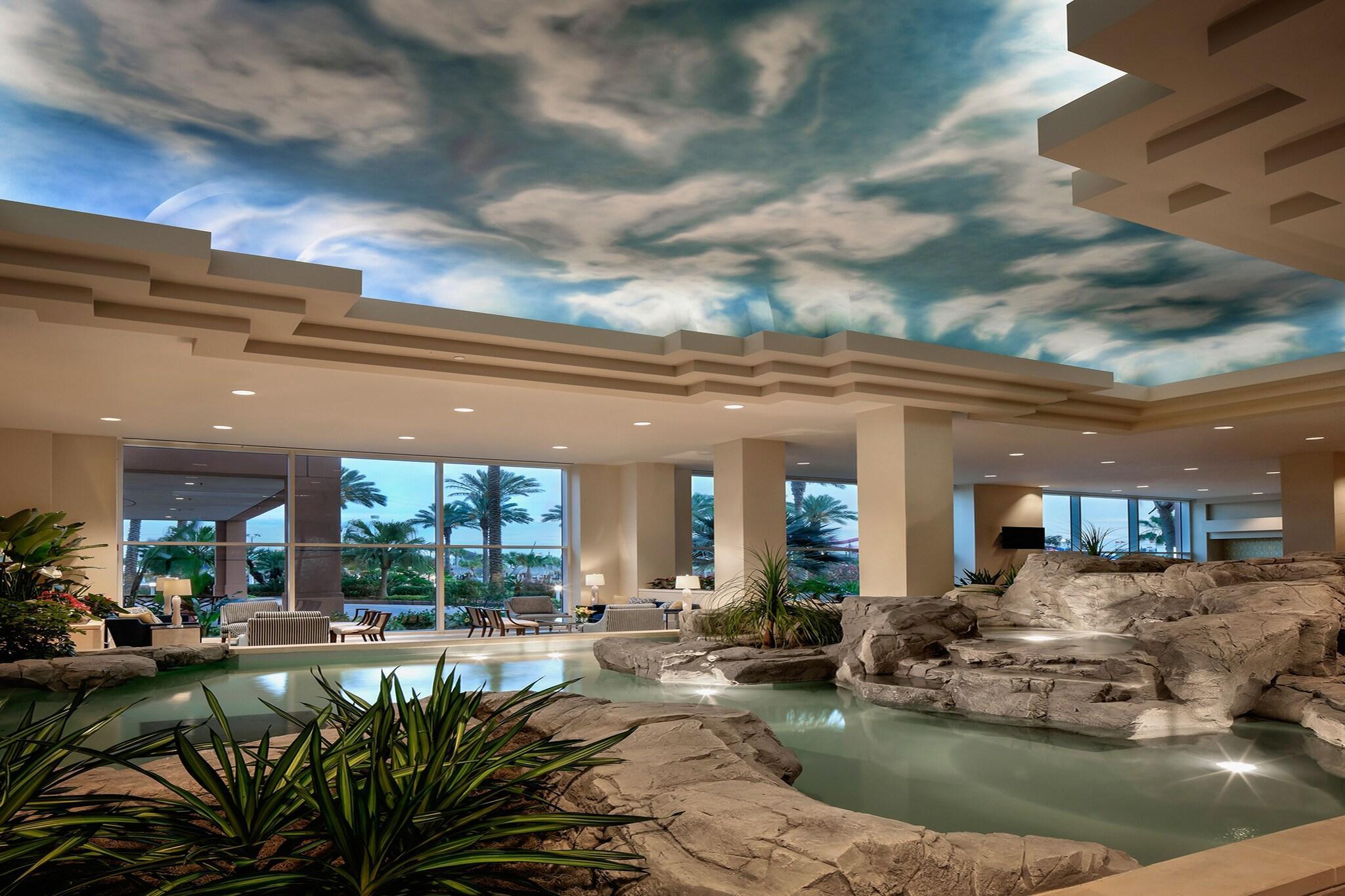 Vista Lobby Moody Gardens Hotel, Spa and Convention Center