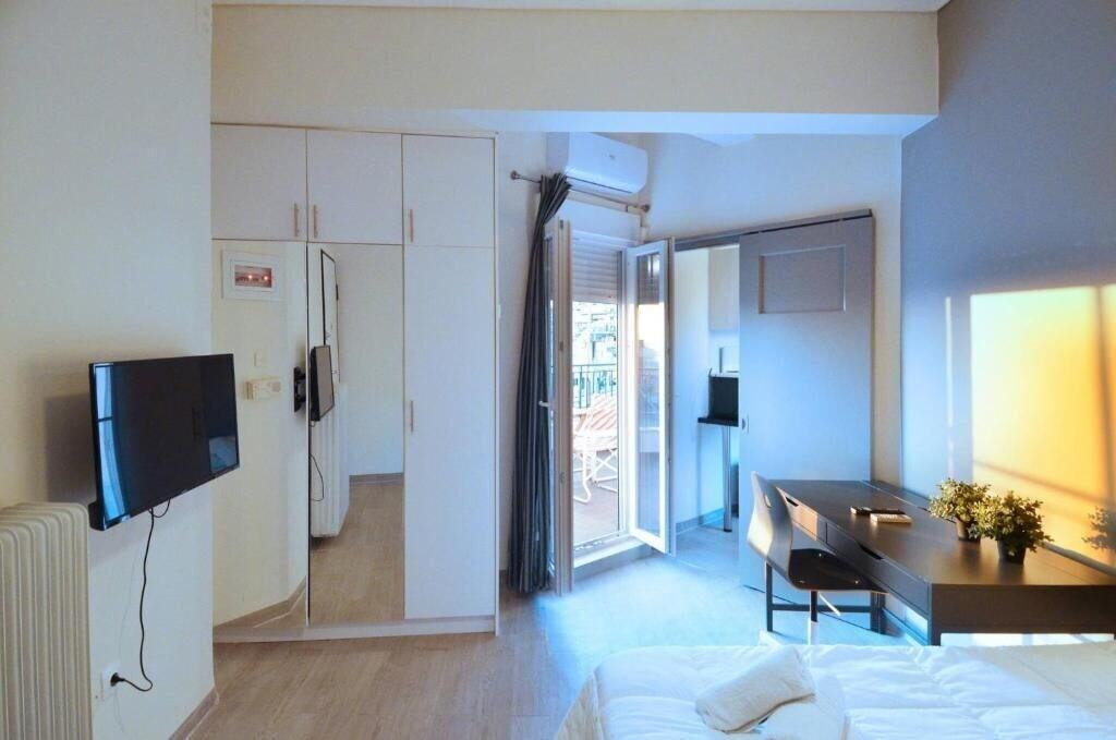 Habitación Amazing view. Minimal retire at Kypseli