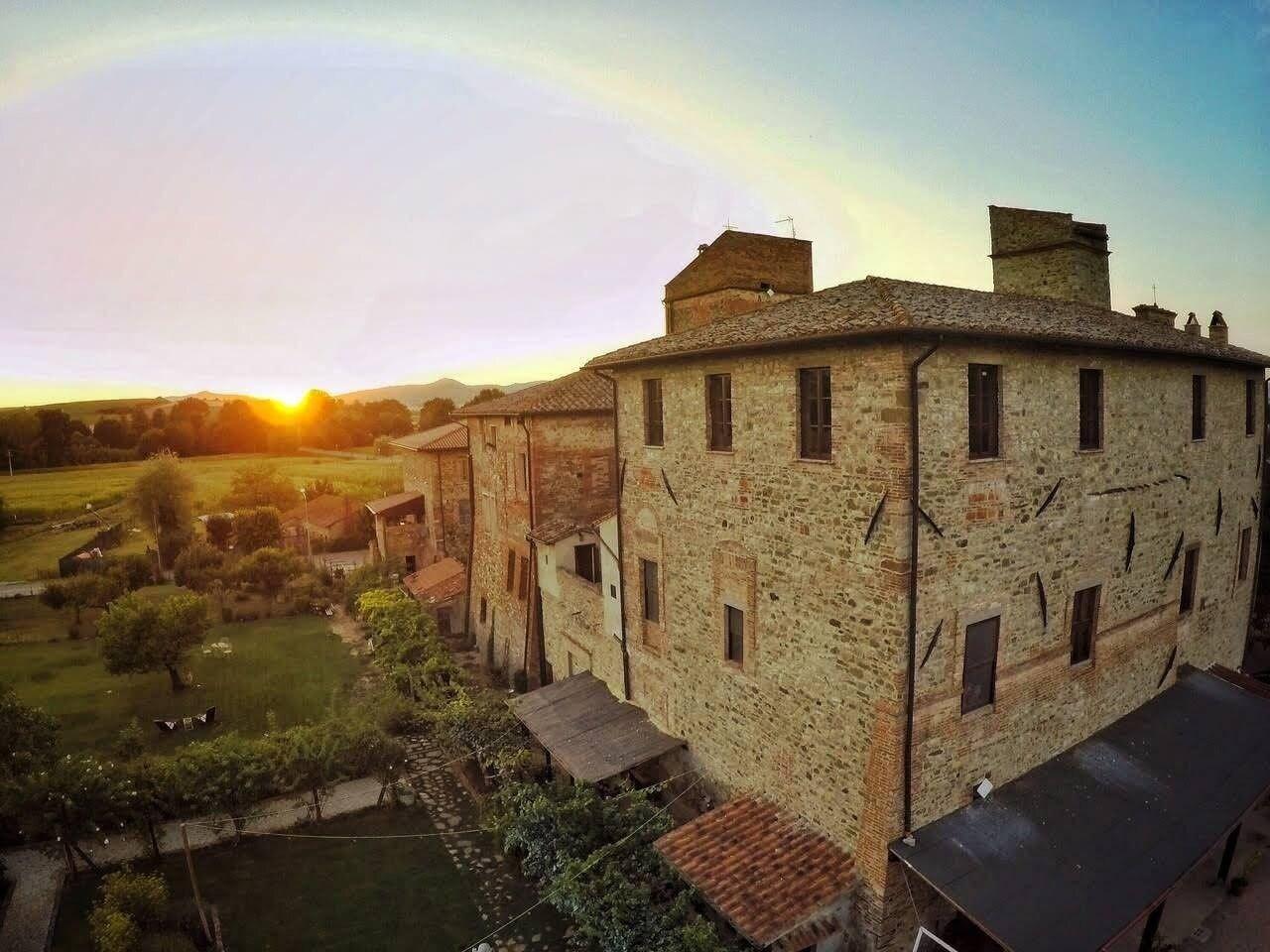 Vista Exterior Abbazia Sette Frati Agriturismo Fratres