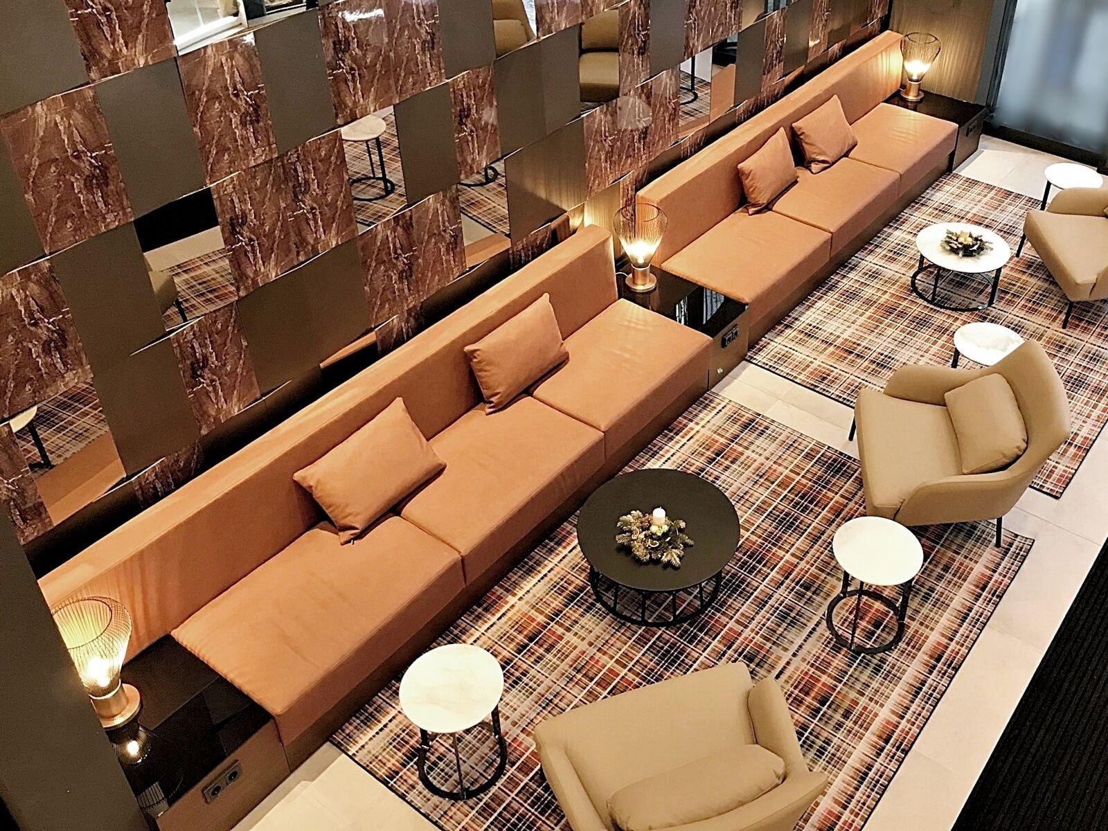 Vista Lobby Mercure Hotel Kaiserhof Frankfurt City Center