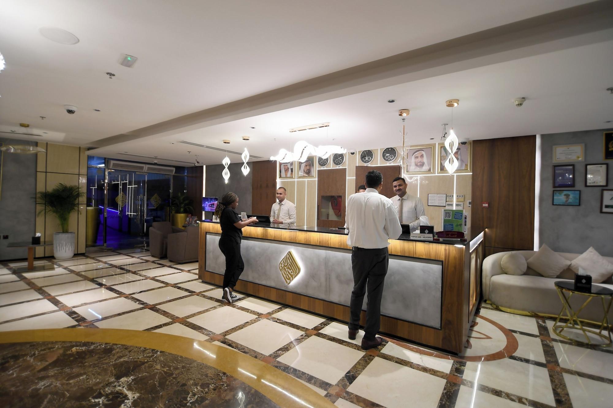 Vista Lobby Emirates Stars Hotel Apartments Dubai