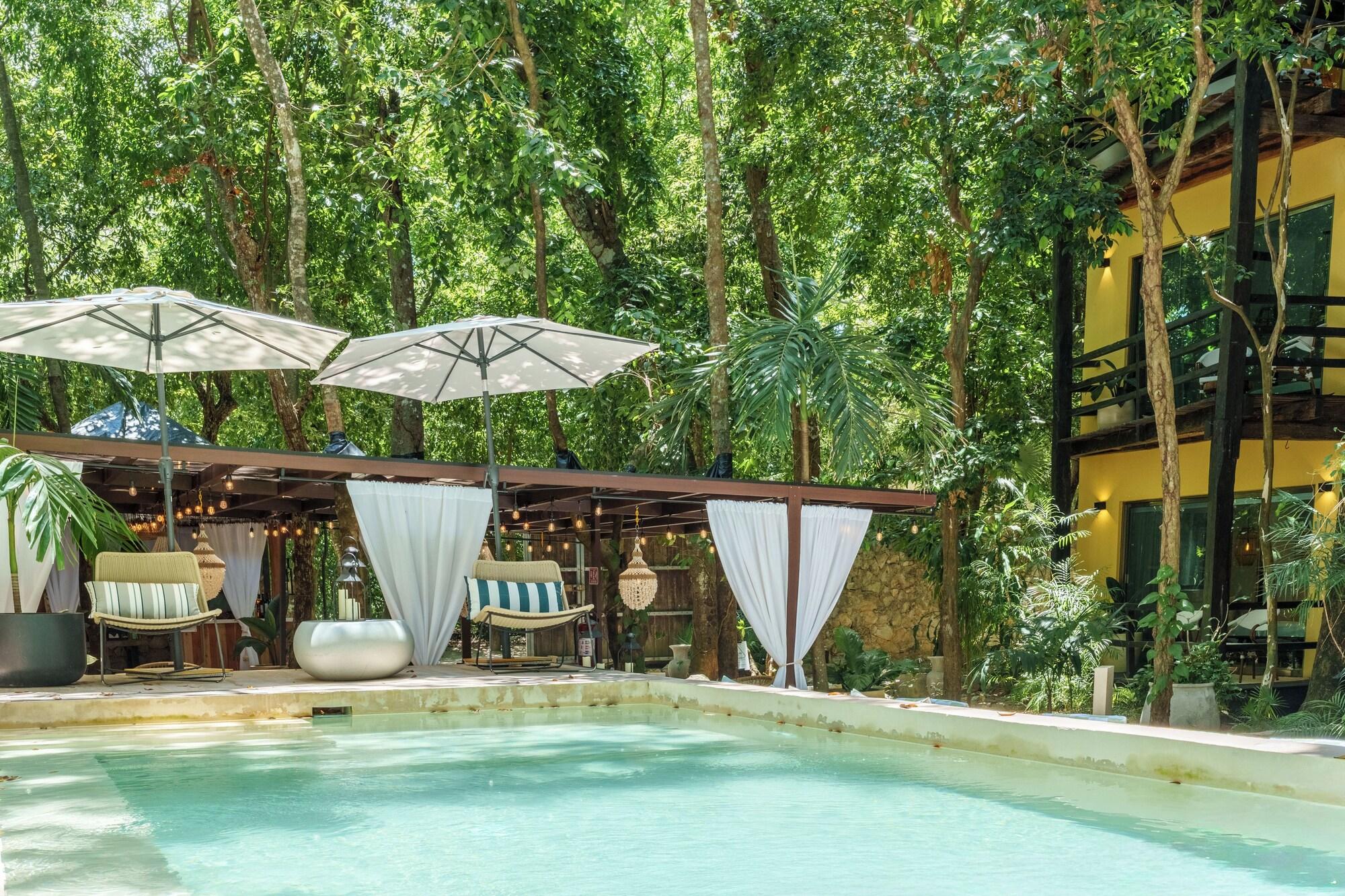Vista Piscina Terasu Riviera Maya Hotel & Spa Luxury Edition, en Xcaret