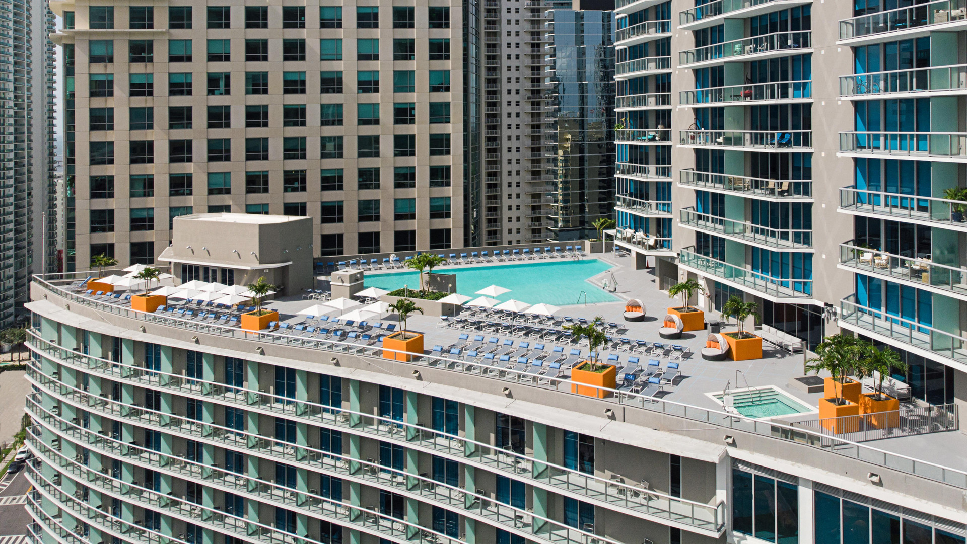 Vista Piscina Hyatt Centric Brickell Miami