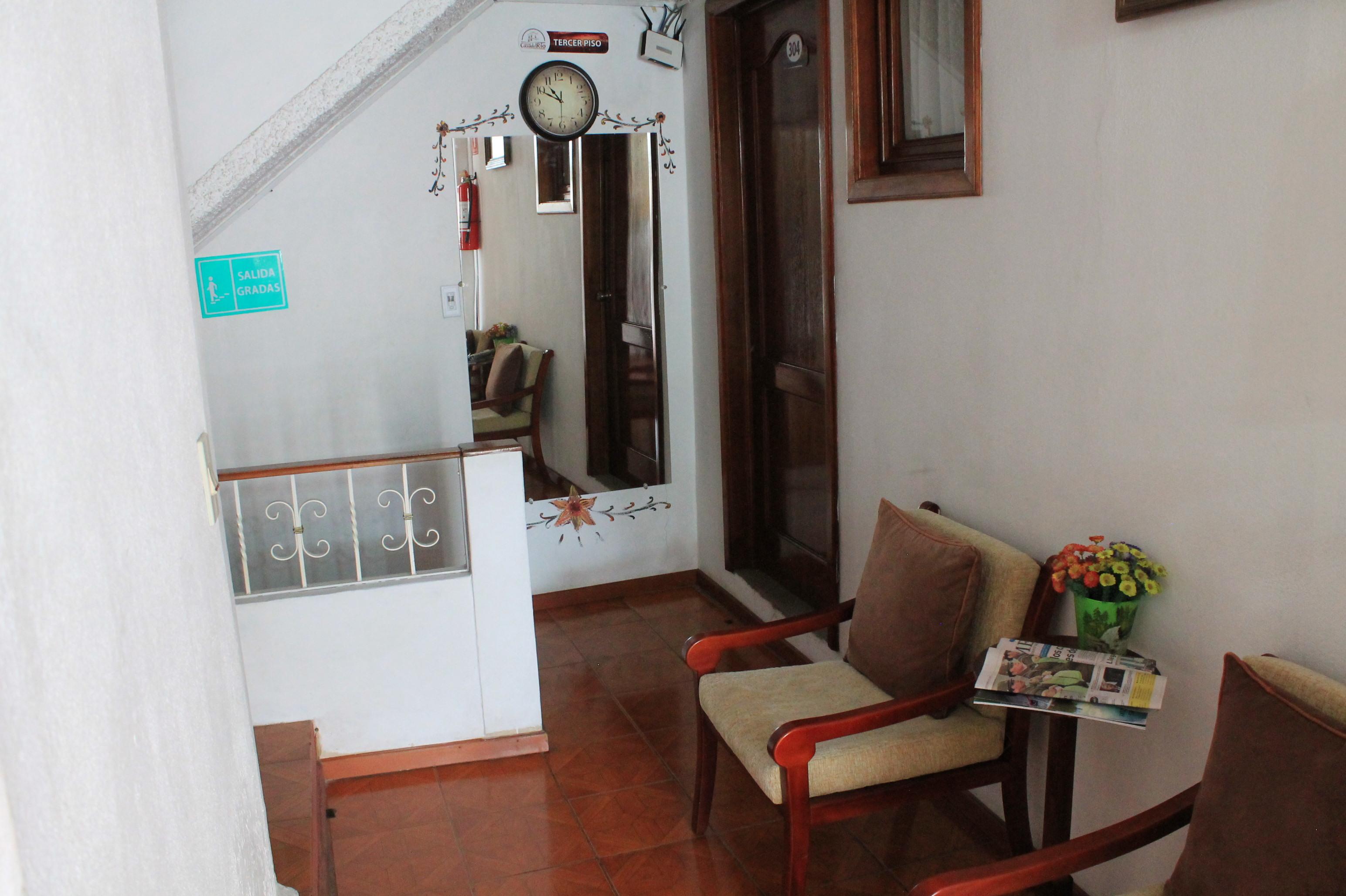 Vista Lobby Hostal Casa del Rio