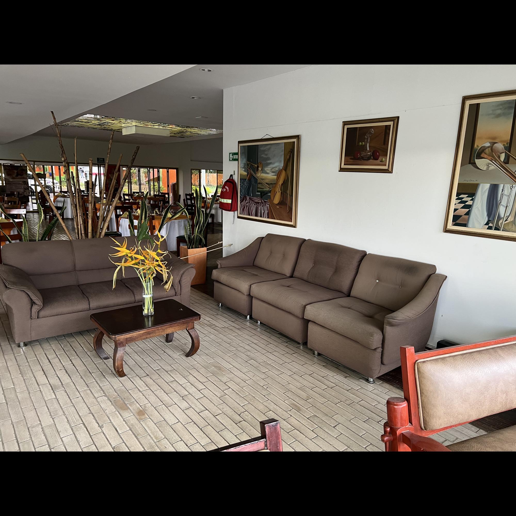 Vista Lobby Ecohotel La Casona
