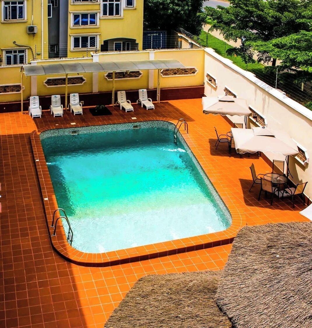 Vista Piscina Casa De Lucy Hotel