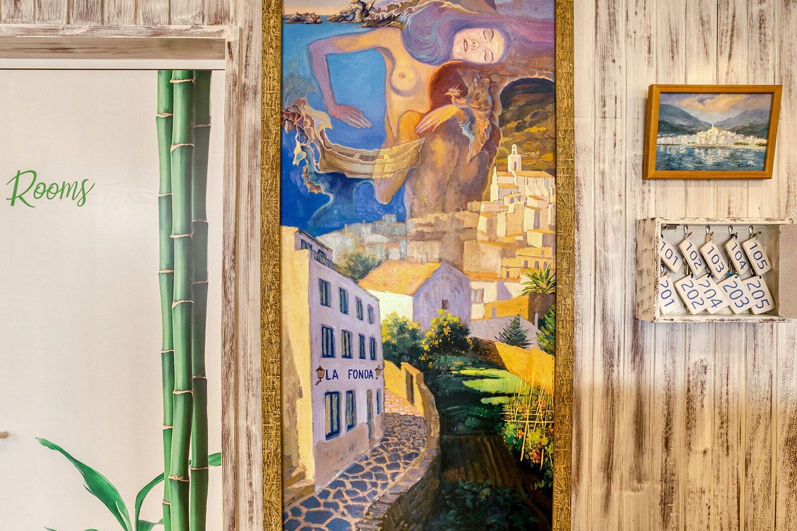 Vista Lobby Hostal La Fonda