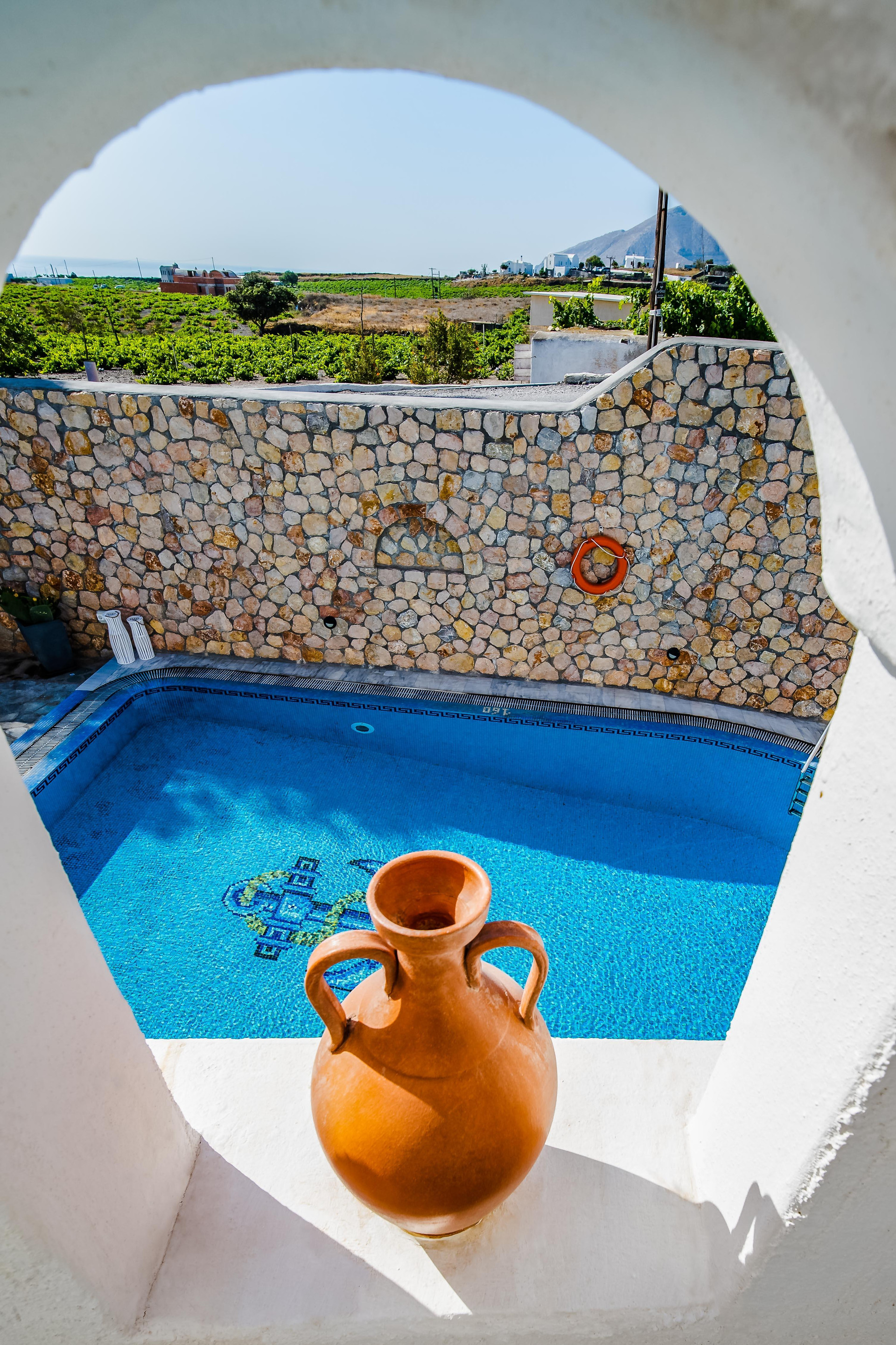 Vista Exterior Stavros Villas