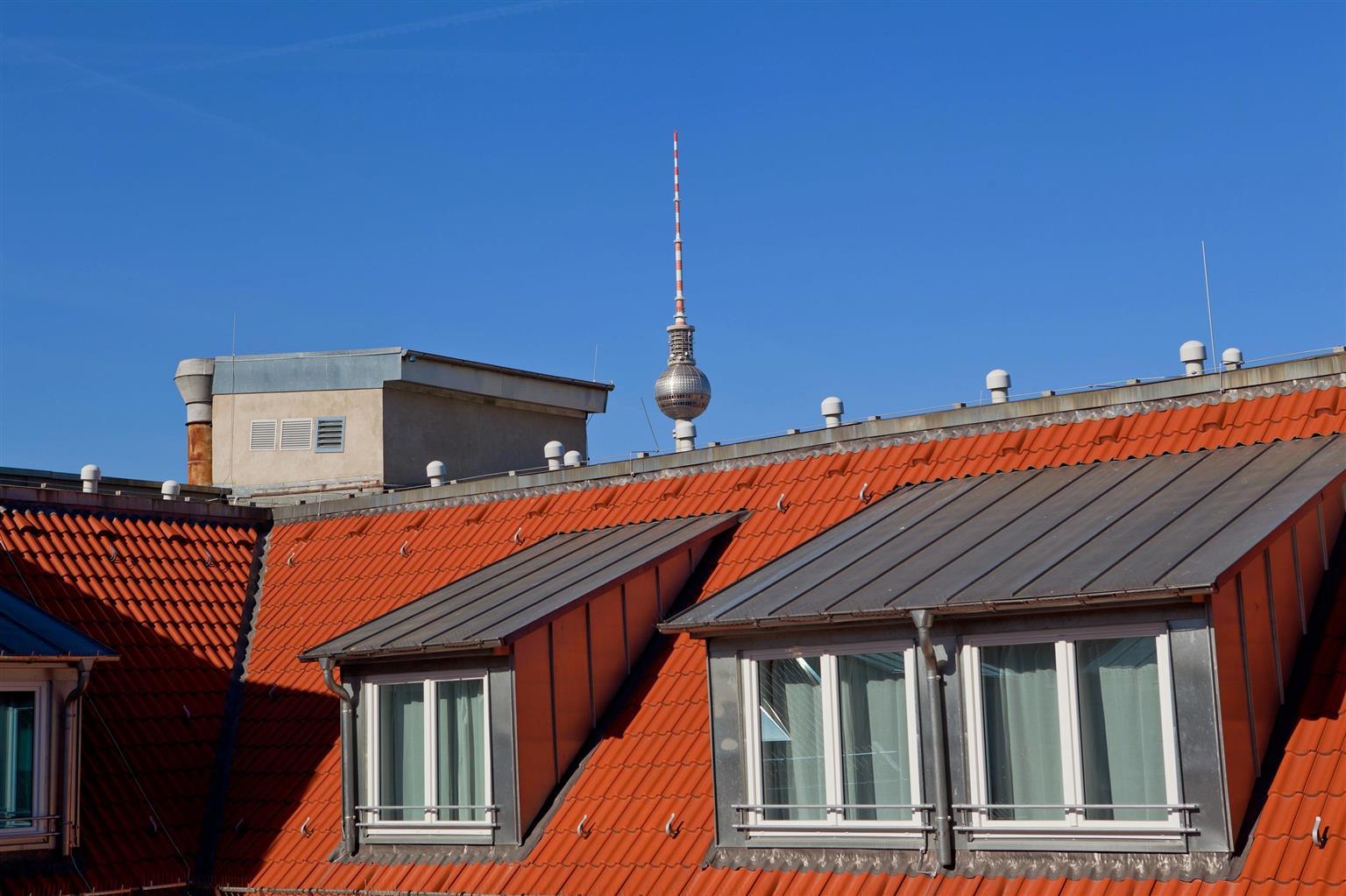 Vista da fachada Catalonia Berlin Mitte