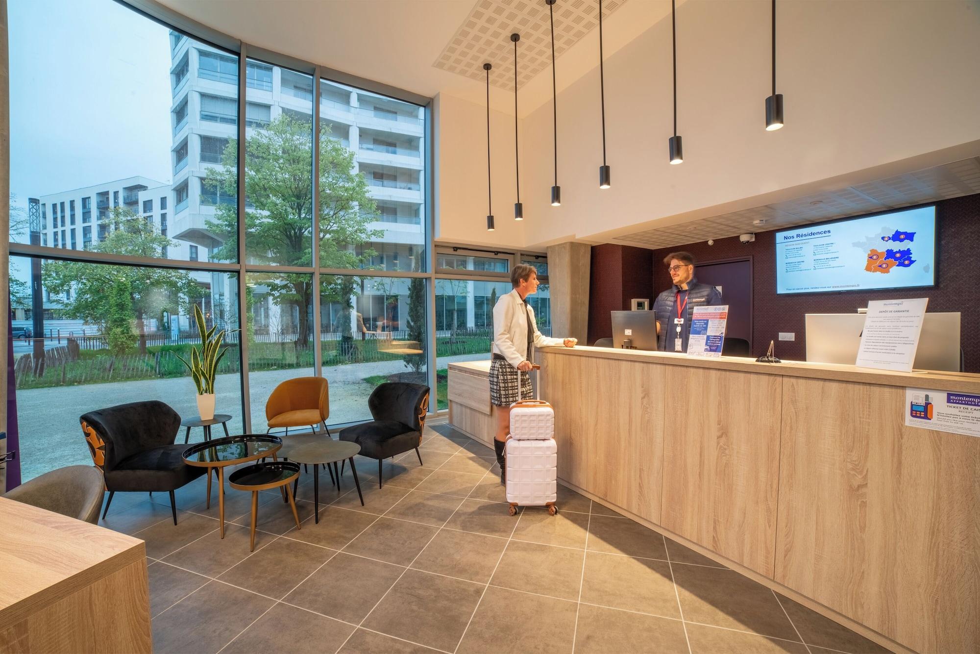 Vista Lobby Montempô appart-hôtel Bordeaux Belvédère