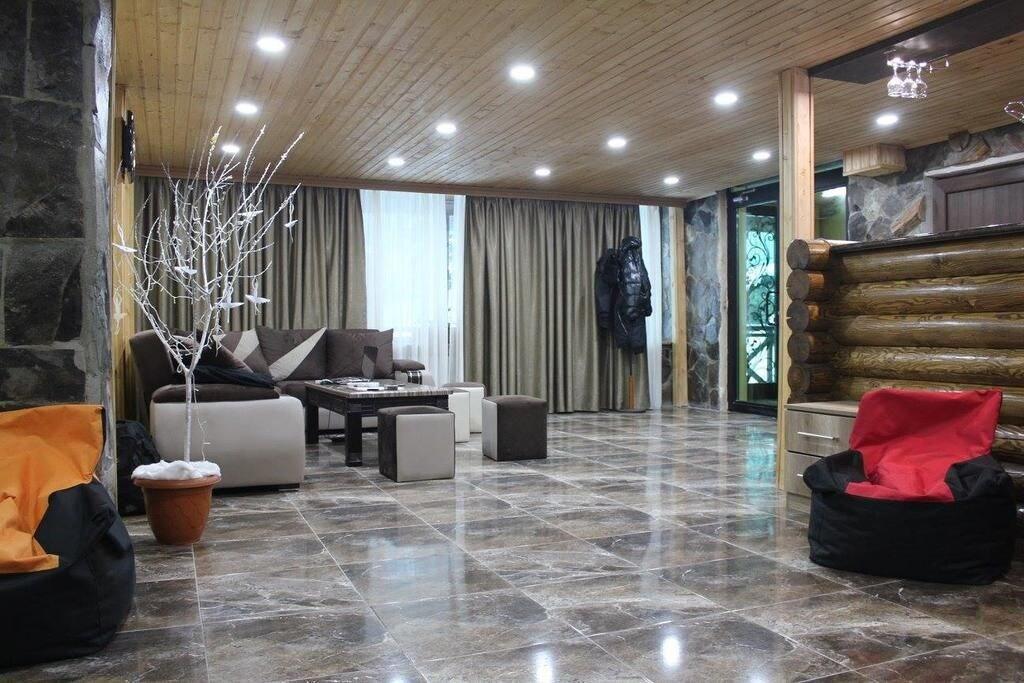 Vista Lobby Hotel Eco House In Bakuriani