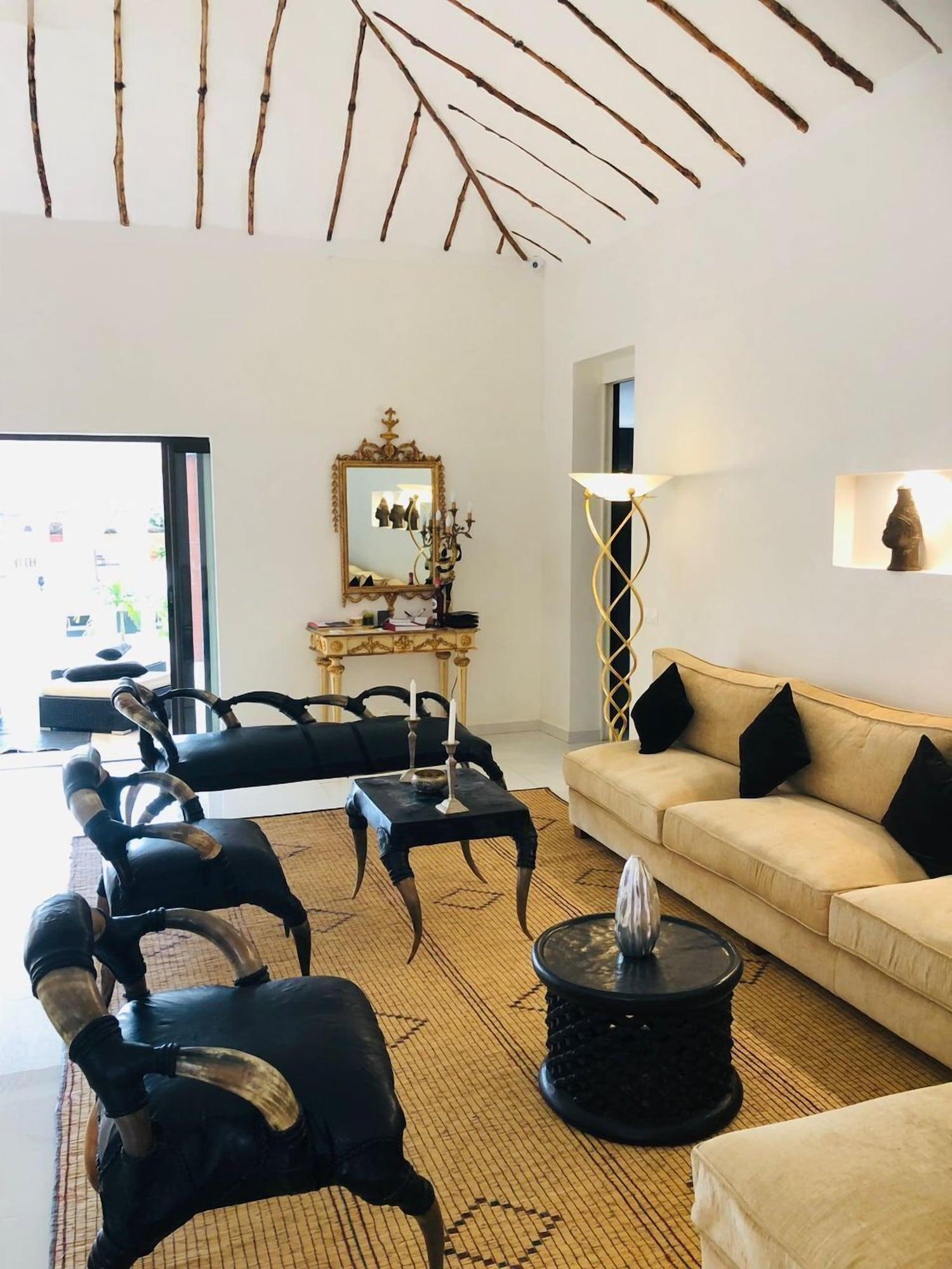 Vista Lobby Villa Petit Paradis Boutique Hôtel