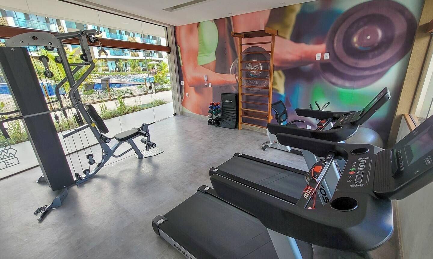 Gimnasio Flats Mana Beach Experience - Muro alto