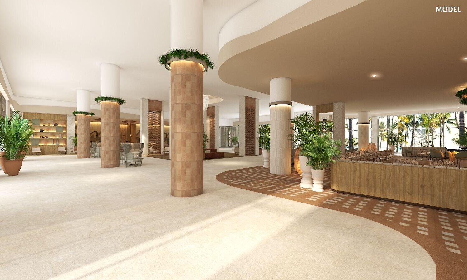 Vista Lobby Riu Ventura - All Inclusive