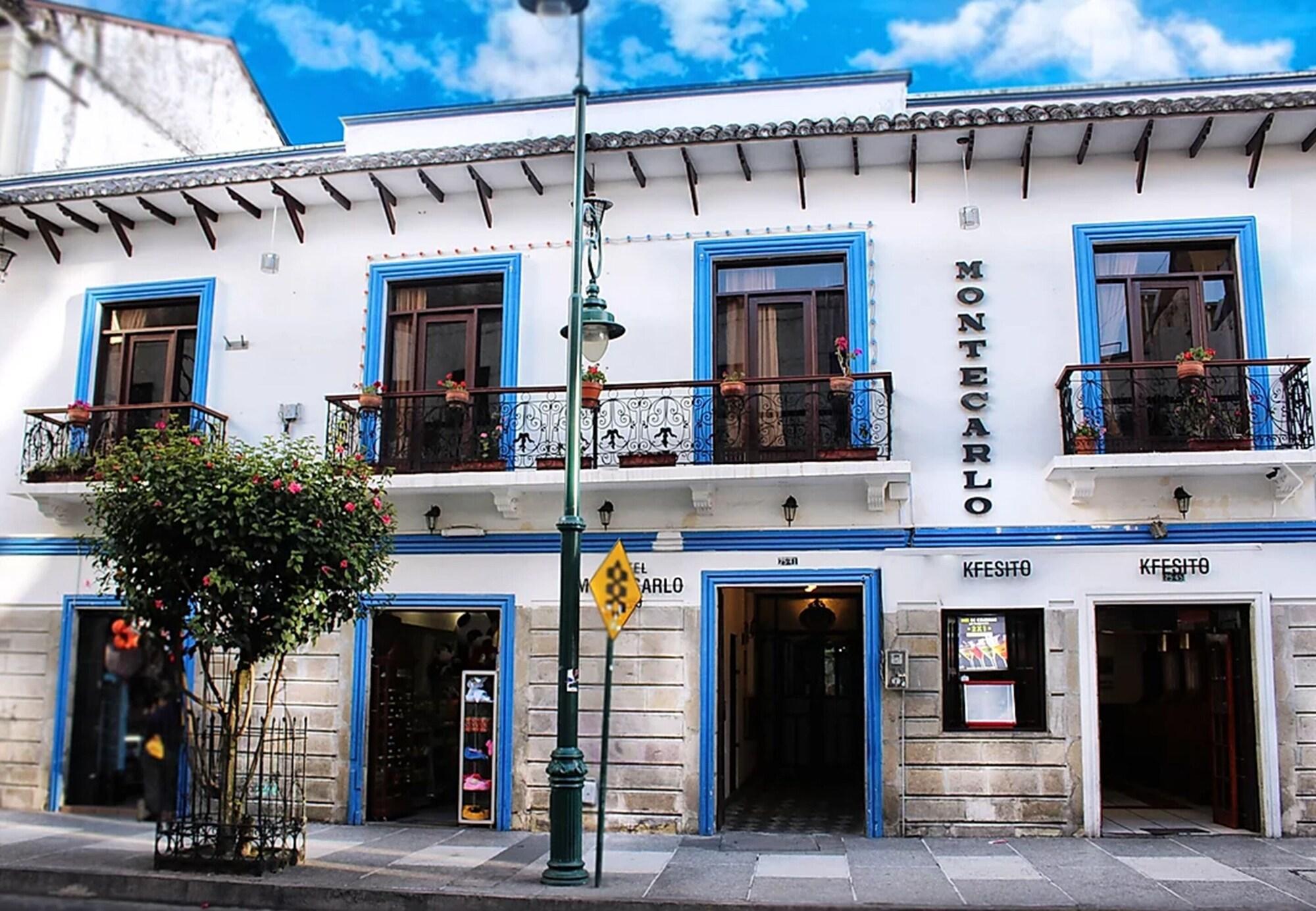 Vista Exterior Hotel Montecarlo Riobamba
