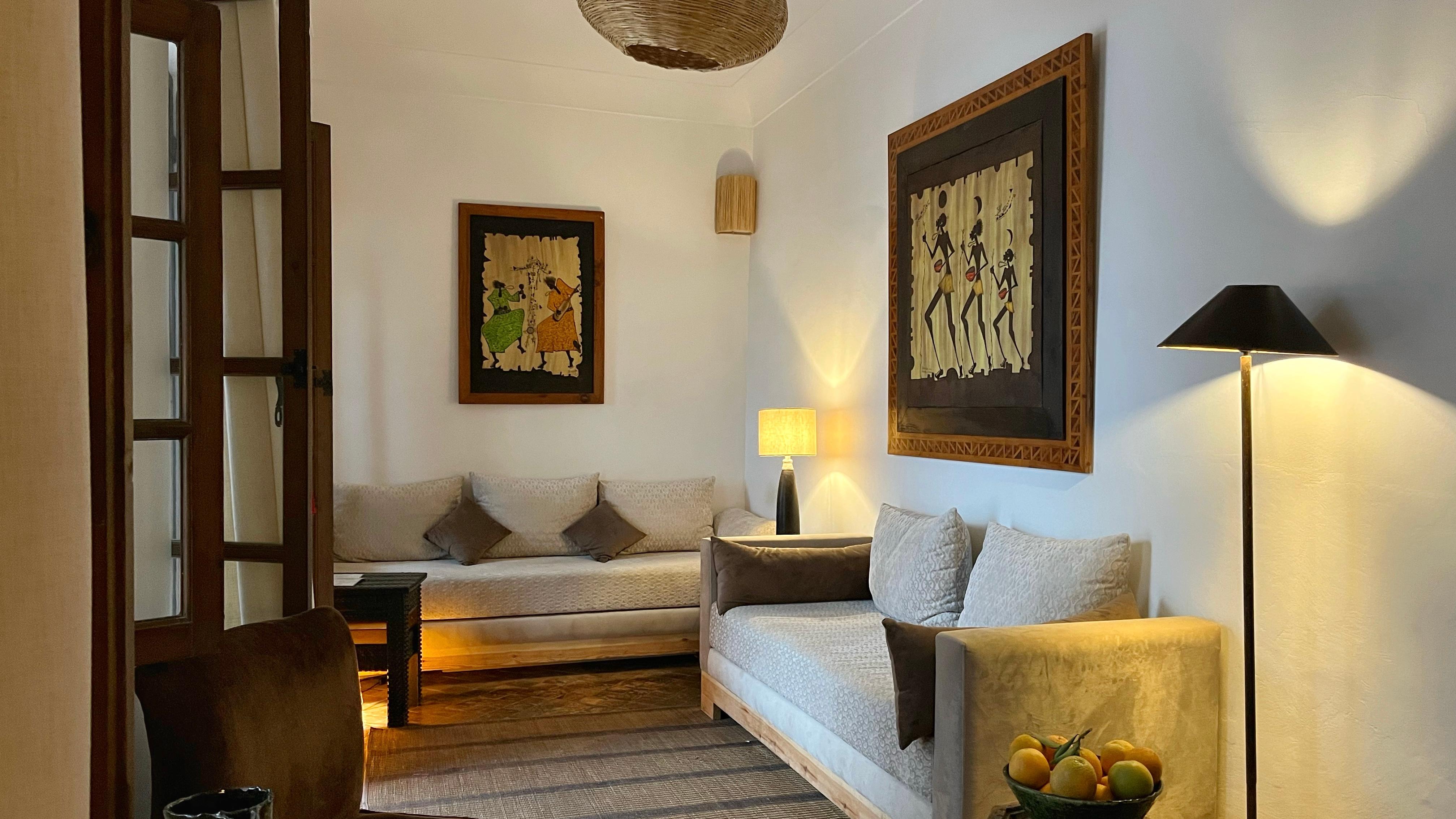Vista Lobby Riad Dar Zaman