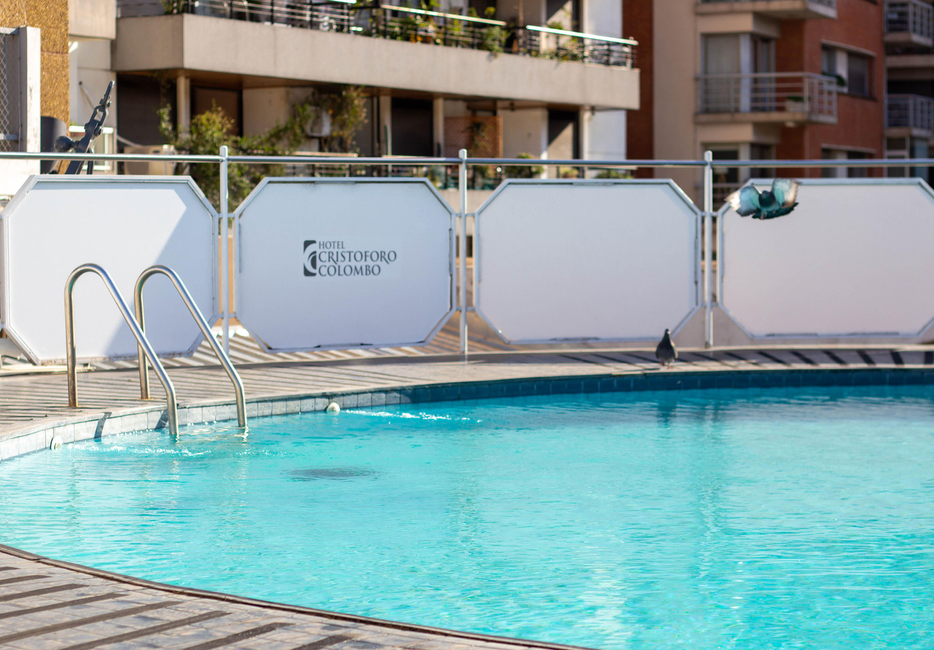Vista Piscina Hotel Cristoforo Colombo