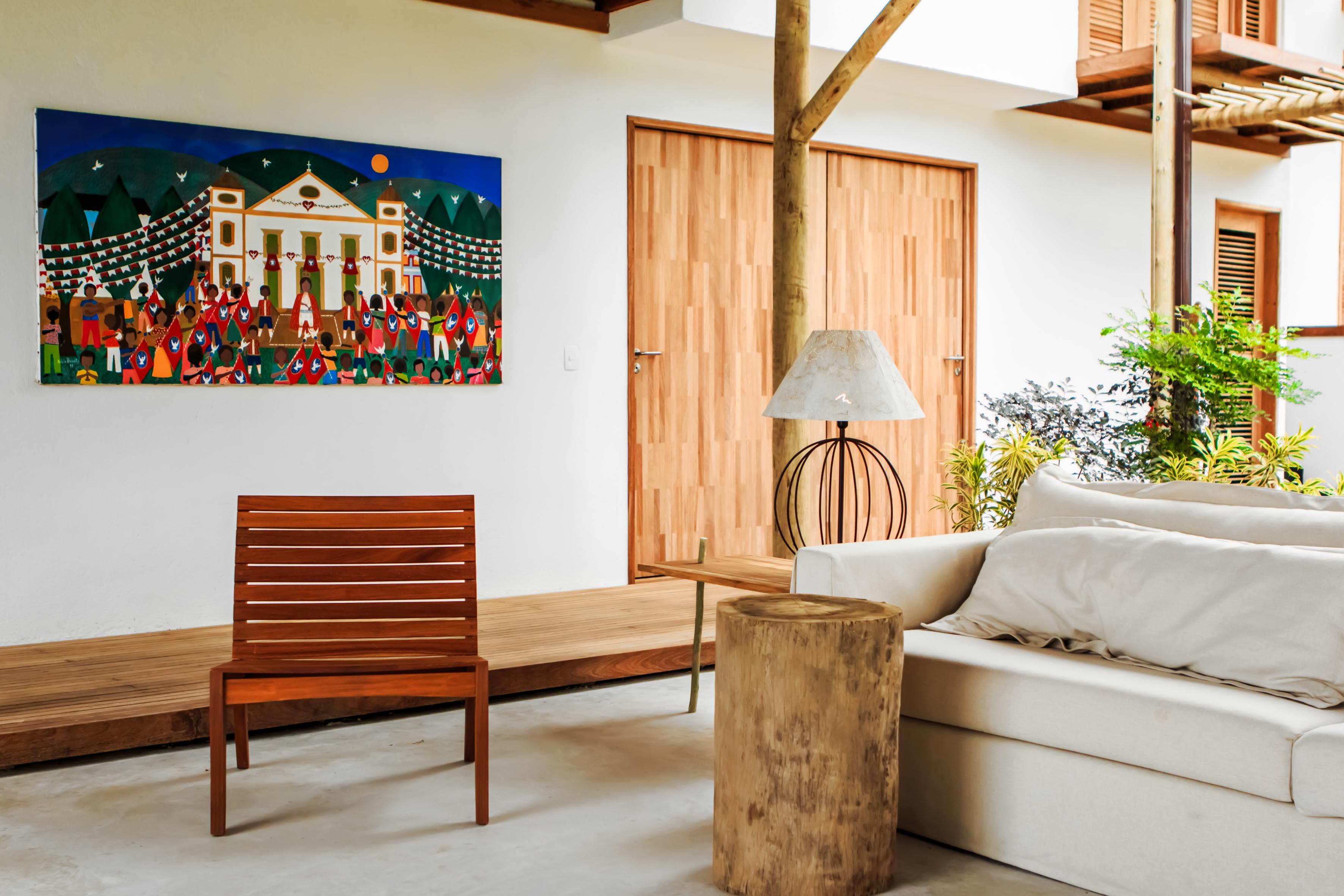 Vista Lobby Casa Mar Paraty