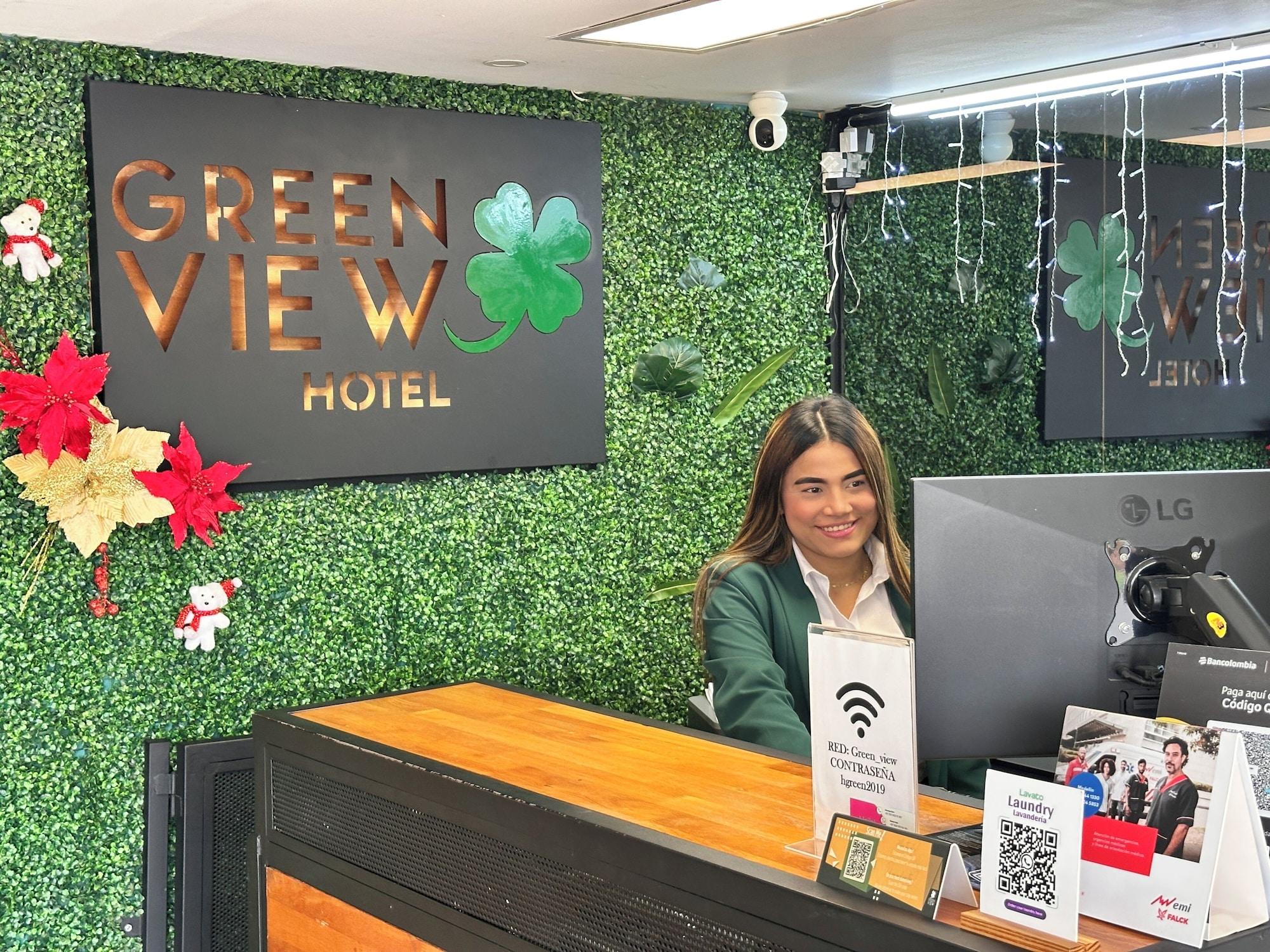 Vista Lobby Hotel Greenview Medellin