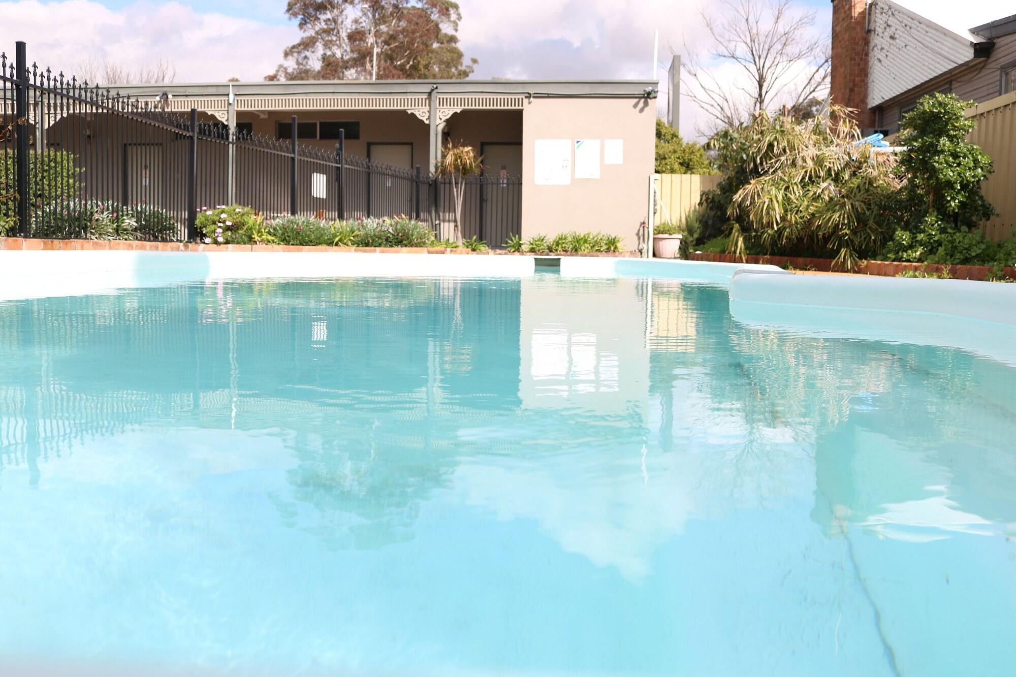 Vista Piscina The Hermitage Motel