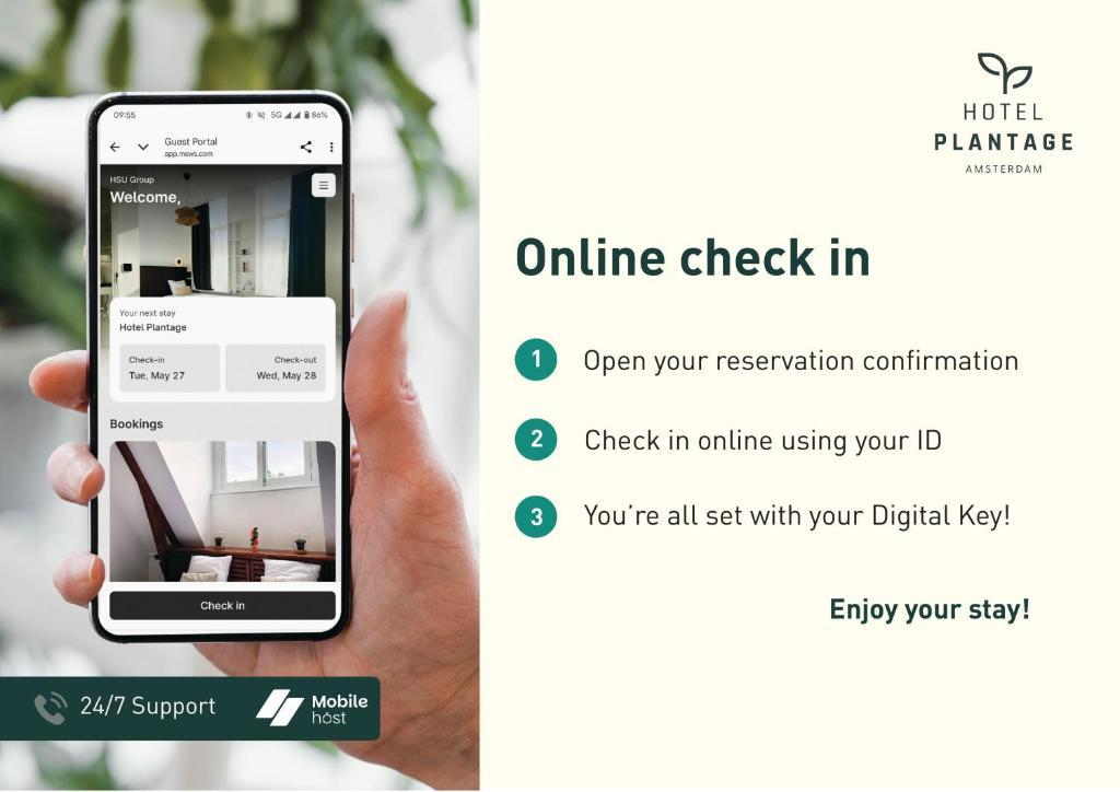 Vista Lobby Hotel Plantage - Digital Access