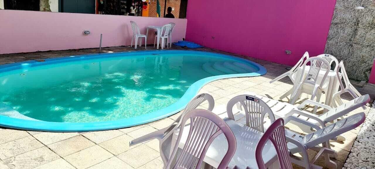 Vista Piscina Pousada Vila Bela
