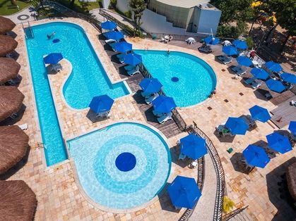 Vista da piscina da hospedagem D Beach Resort - Foto 32