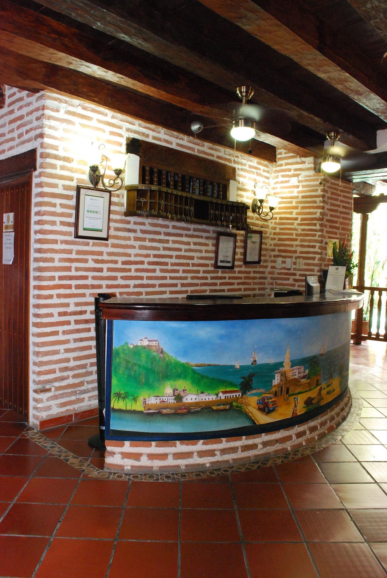 Vista Lobby Hotel Don Pedro de Heredia