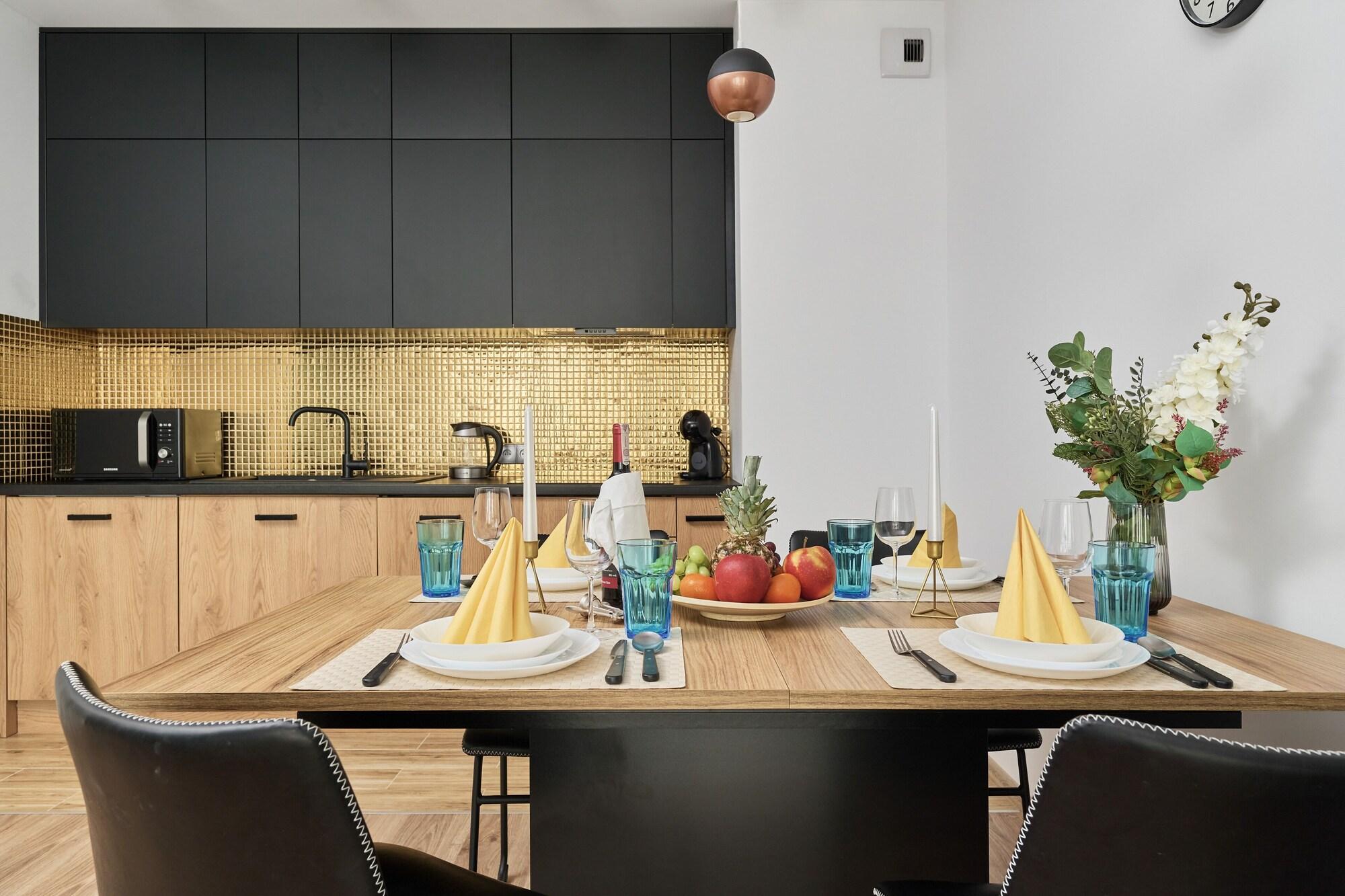 Equipamiento de Habitación Stylish Apartment Wroclaw by Renters