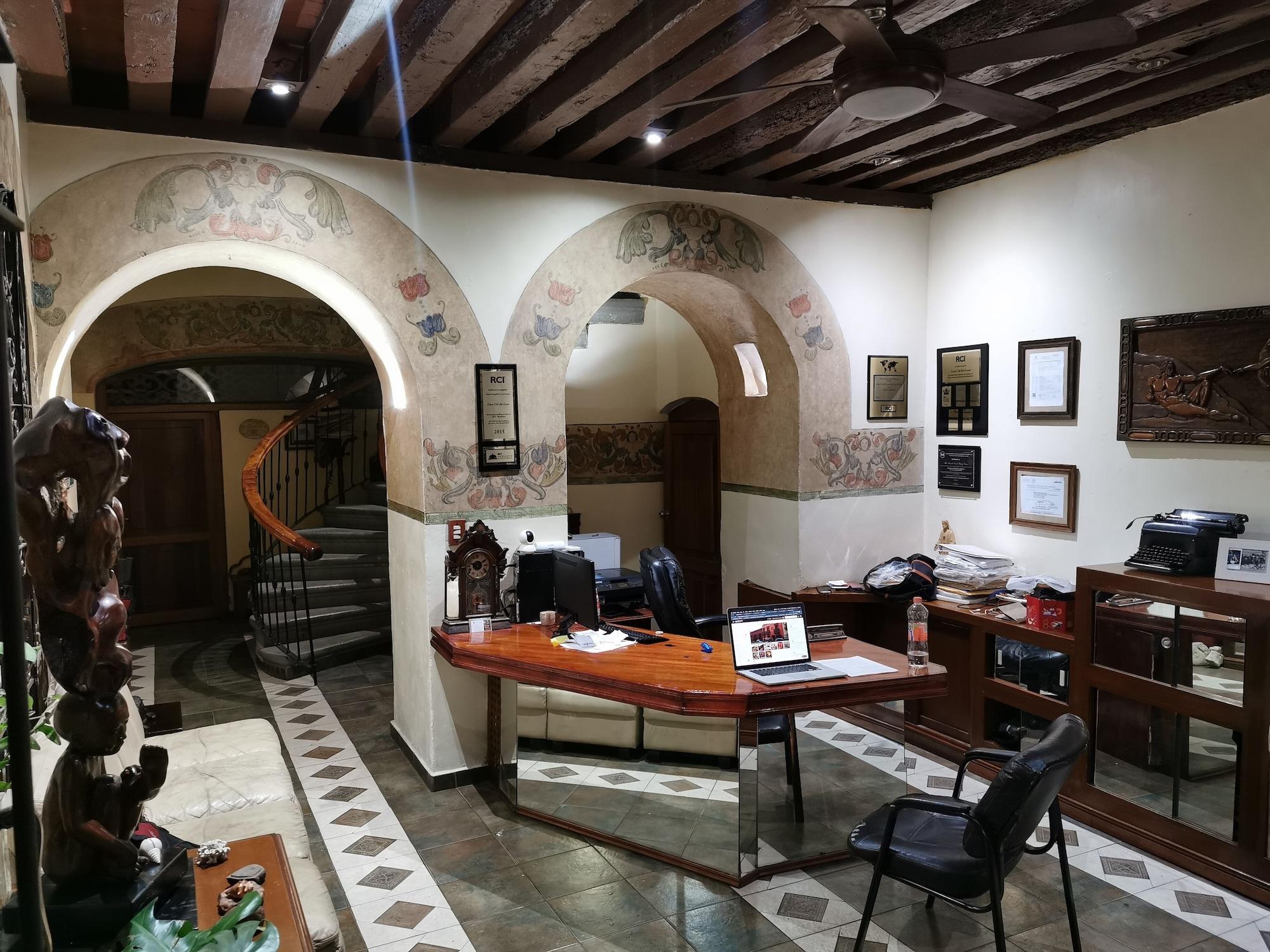 Vista Lobby Boutique Hotel Casa Cid de León