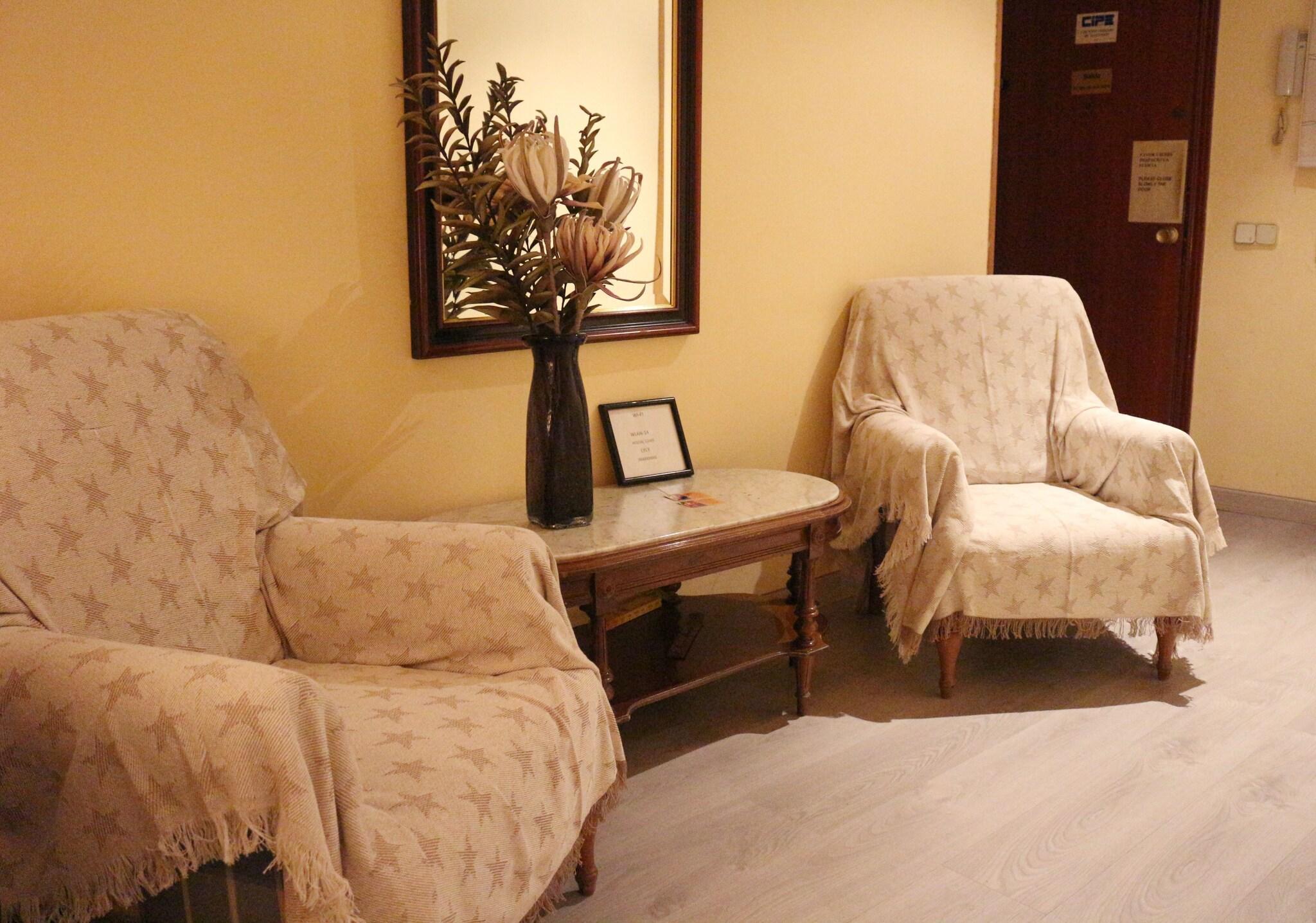 Vista Lobby Hostal San Isidro