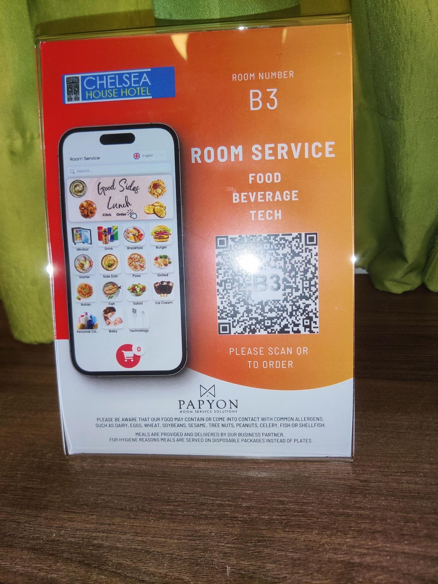 Equipamiento de Habitación Chelsea House Hotel