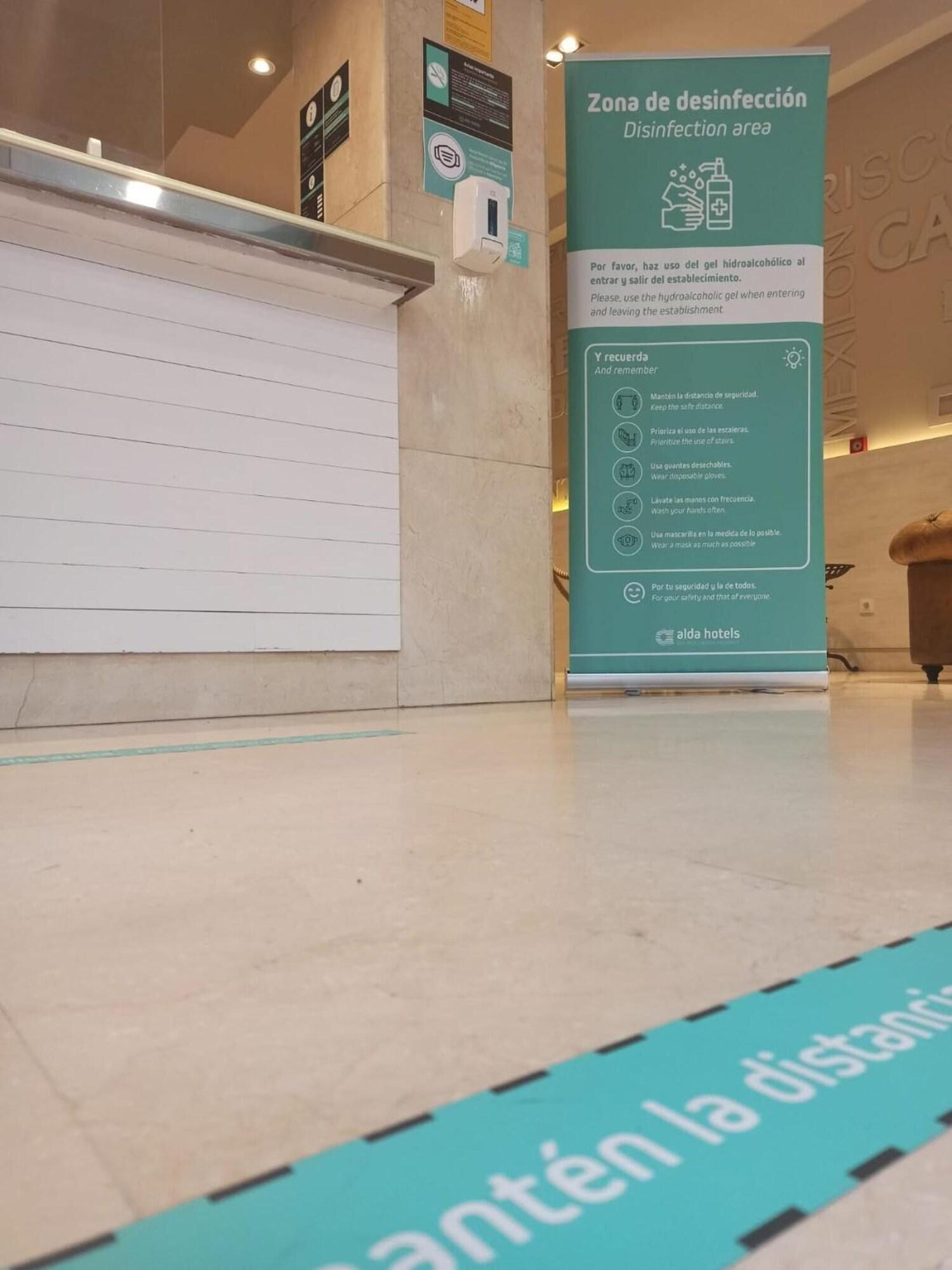 Vista Lobby Hotel Alda Estación Vigo