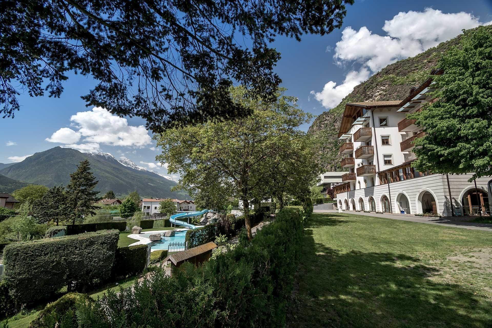 Vista Piscina Hotel Vermoi