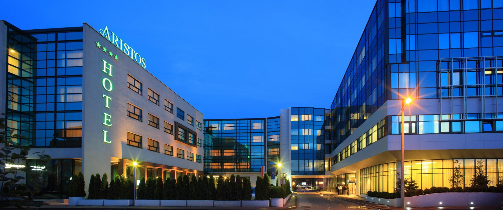 Vista Exterior Hotel Aristos