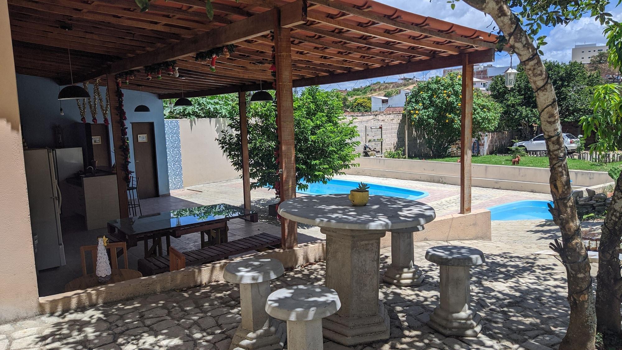 Vista Piscina Pousada Viana