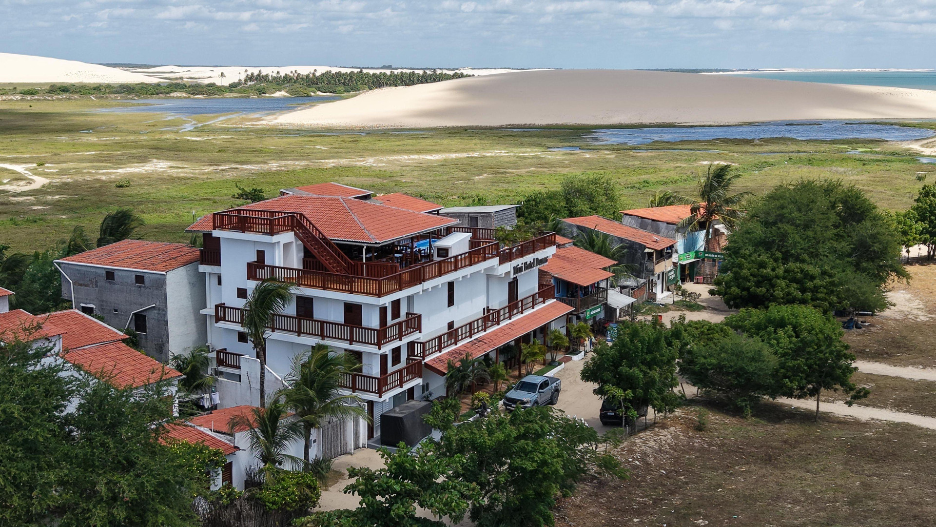 Vista Exterior Mini Hotel Dunas