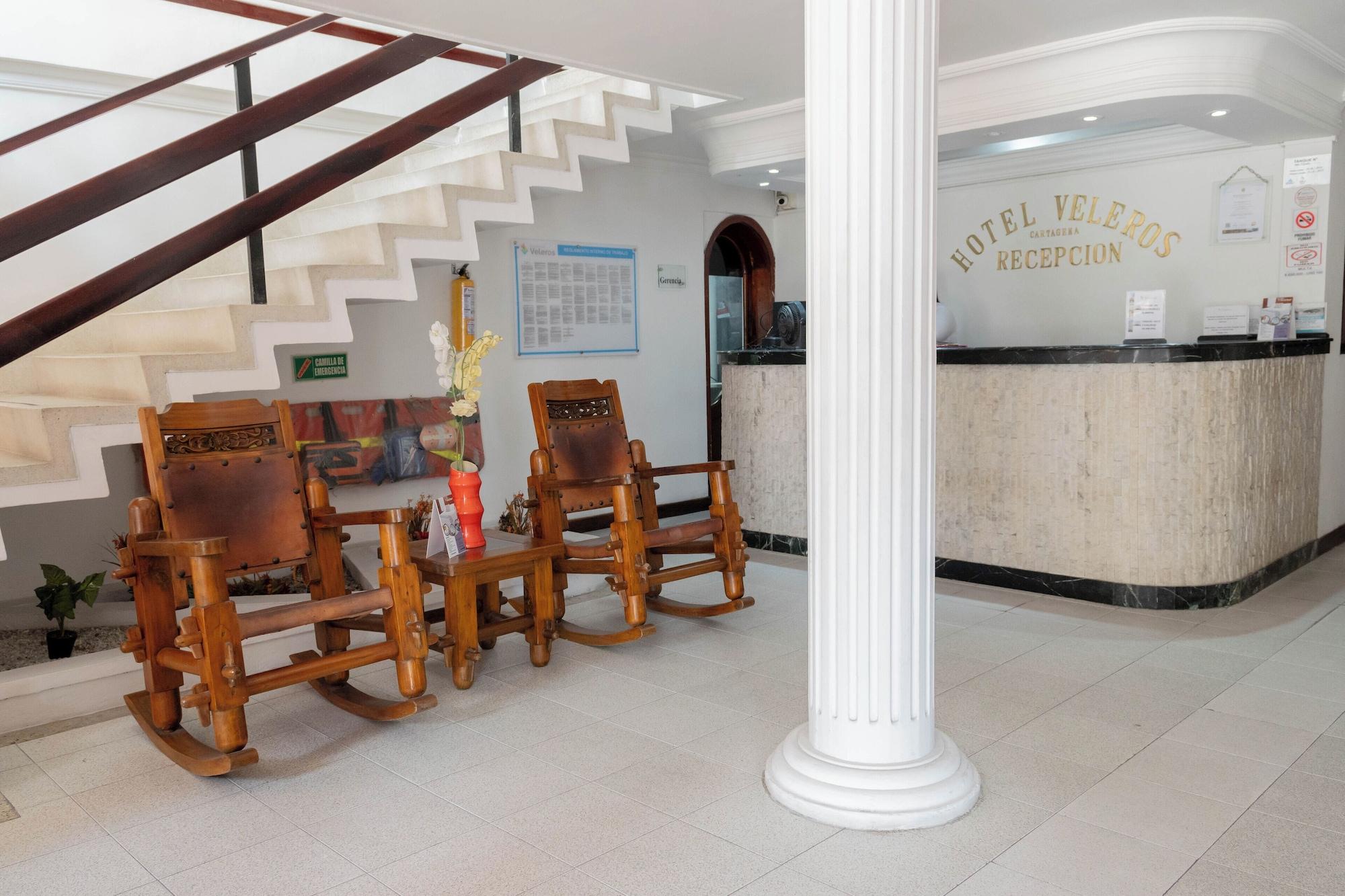 Vista Lobby Hotel Veleros Cartagena