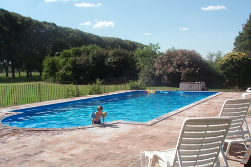 Vista Piscina Estancia La Porteña de Areco