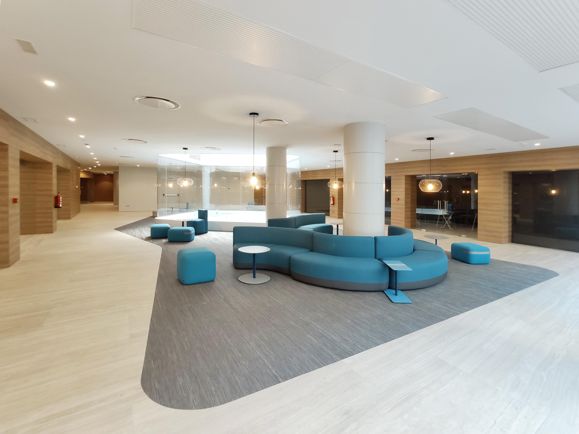 Vista Lobby Hotel Macia Sevilla Kubb