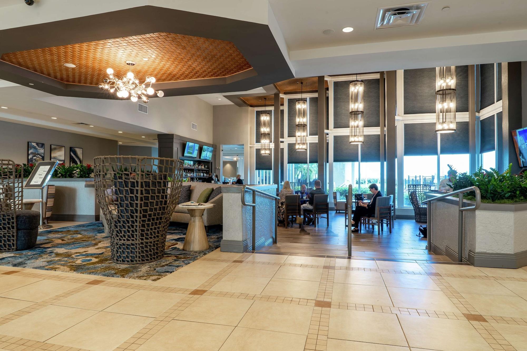 Vista Lobby Hilton Melbourne Beach Oceanfront