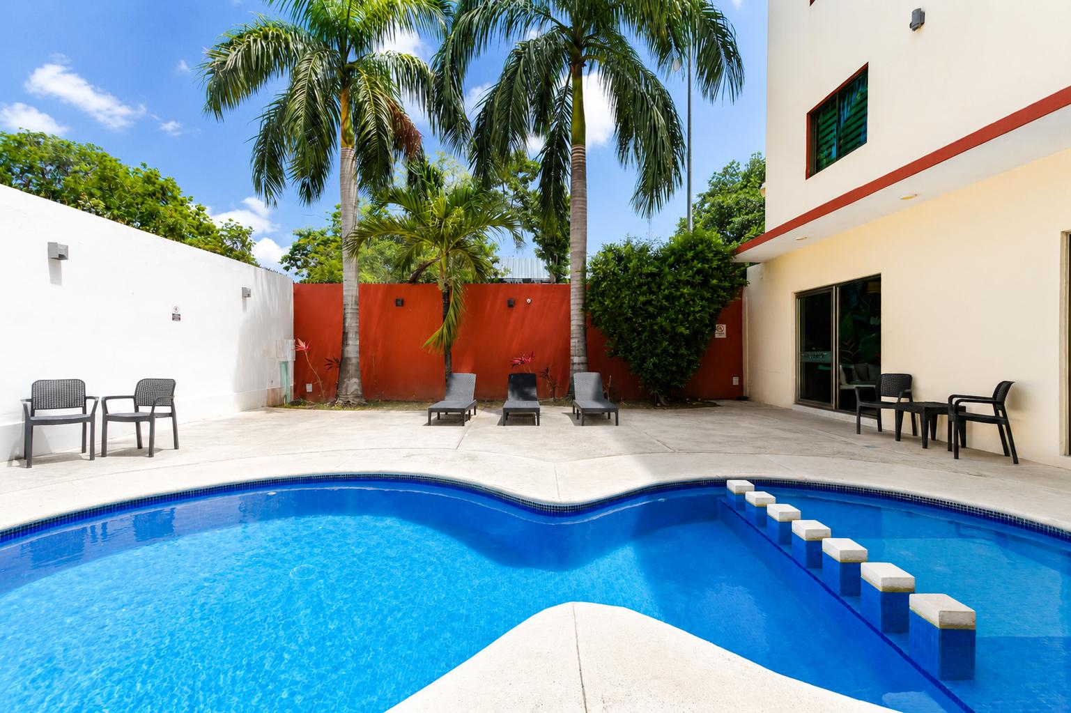 Vista Piscina Hotel Ambra