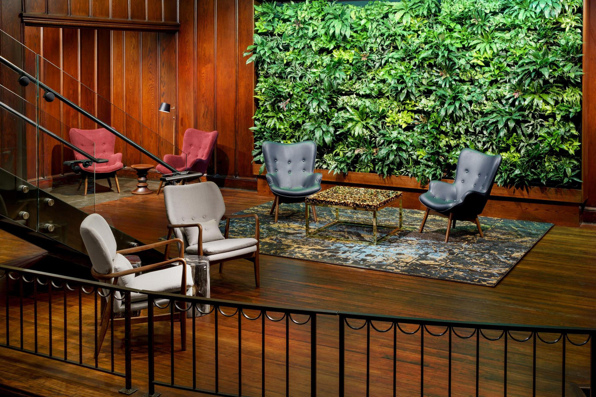 Vista Lobby Joinery Hotel Pittsburgh, Curio Collection by Hilton