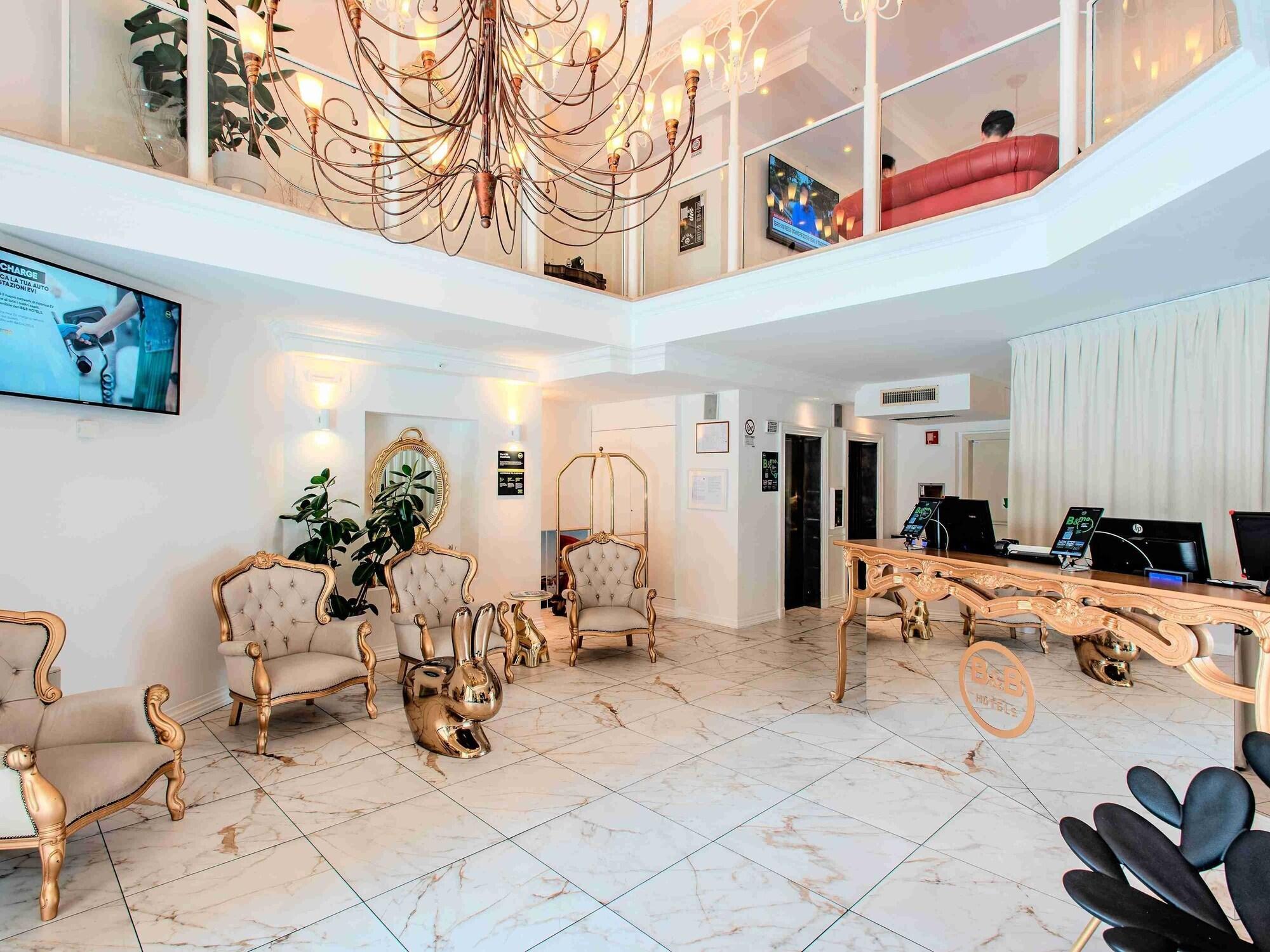 Vista Lobby B&B Hotel Firenze Laurus al Duomo