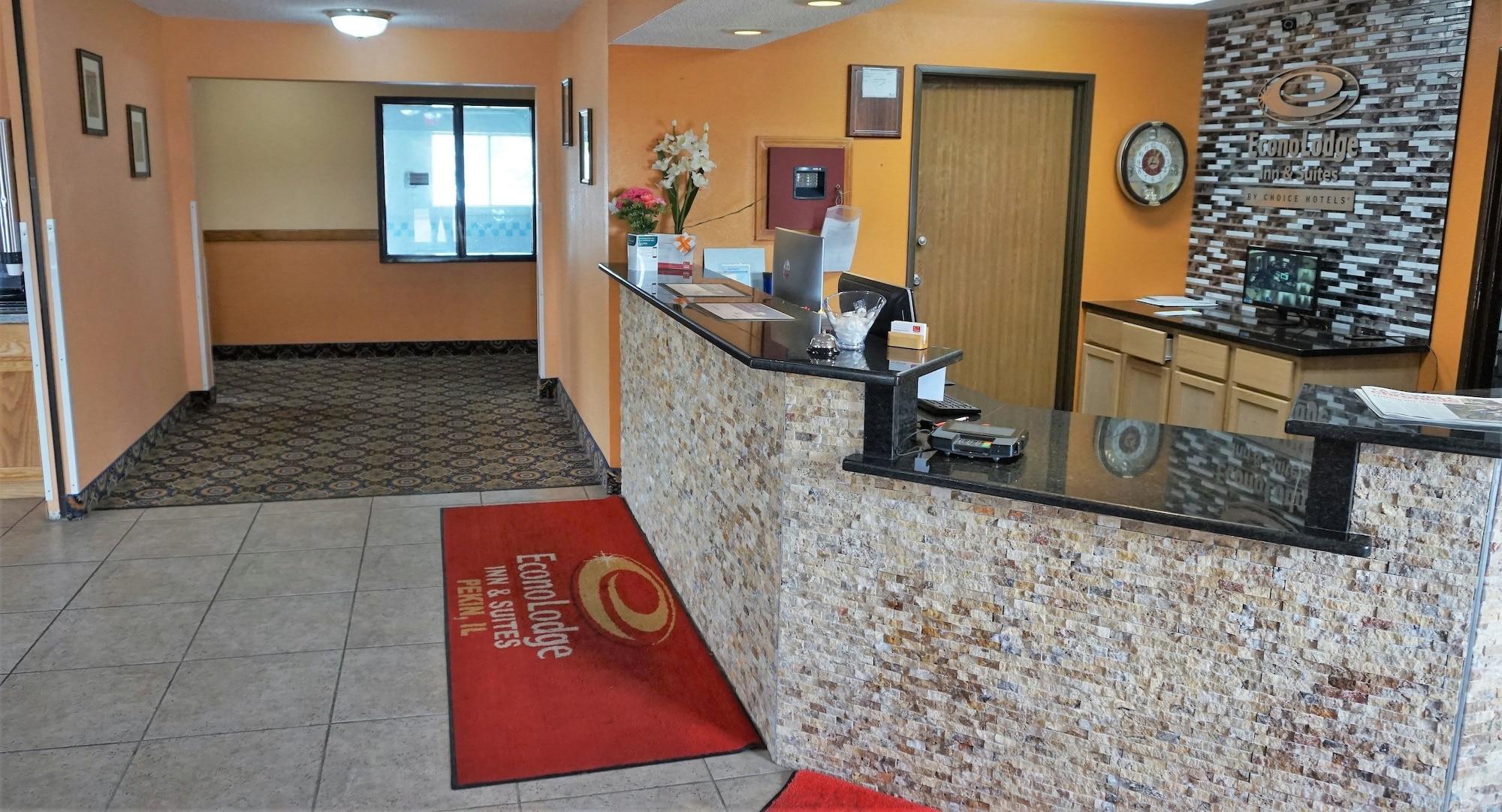Vista Lobby Econo Lodge Inn & Suites Pekin - Peoria Area