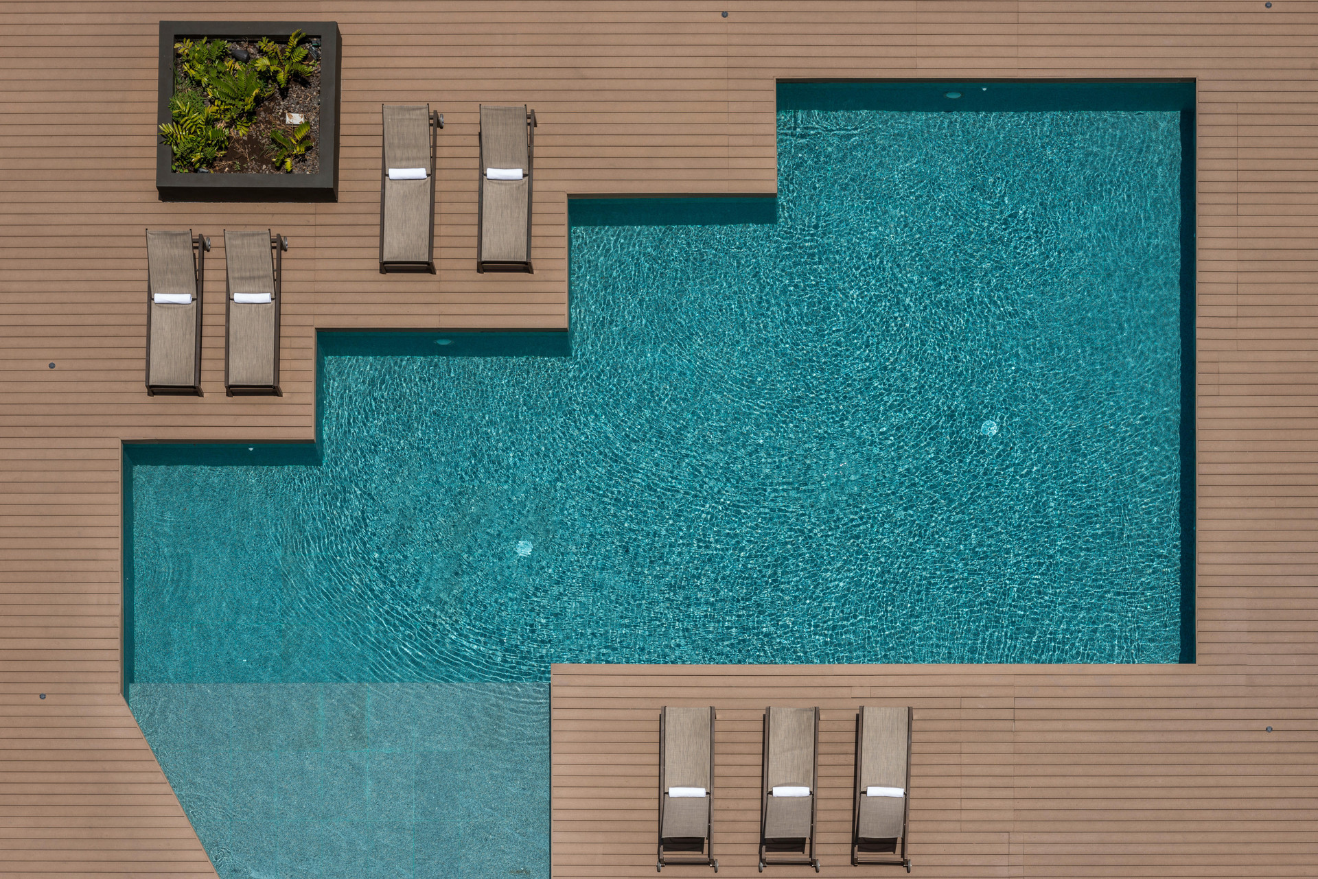 Vista da piscina Hyatt Regency Merida